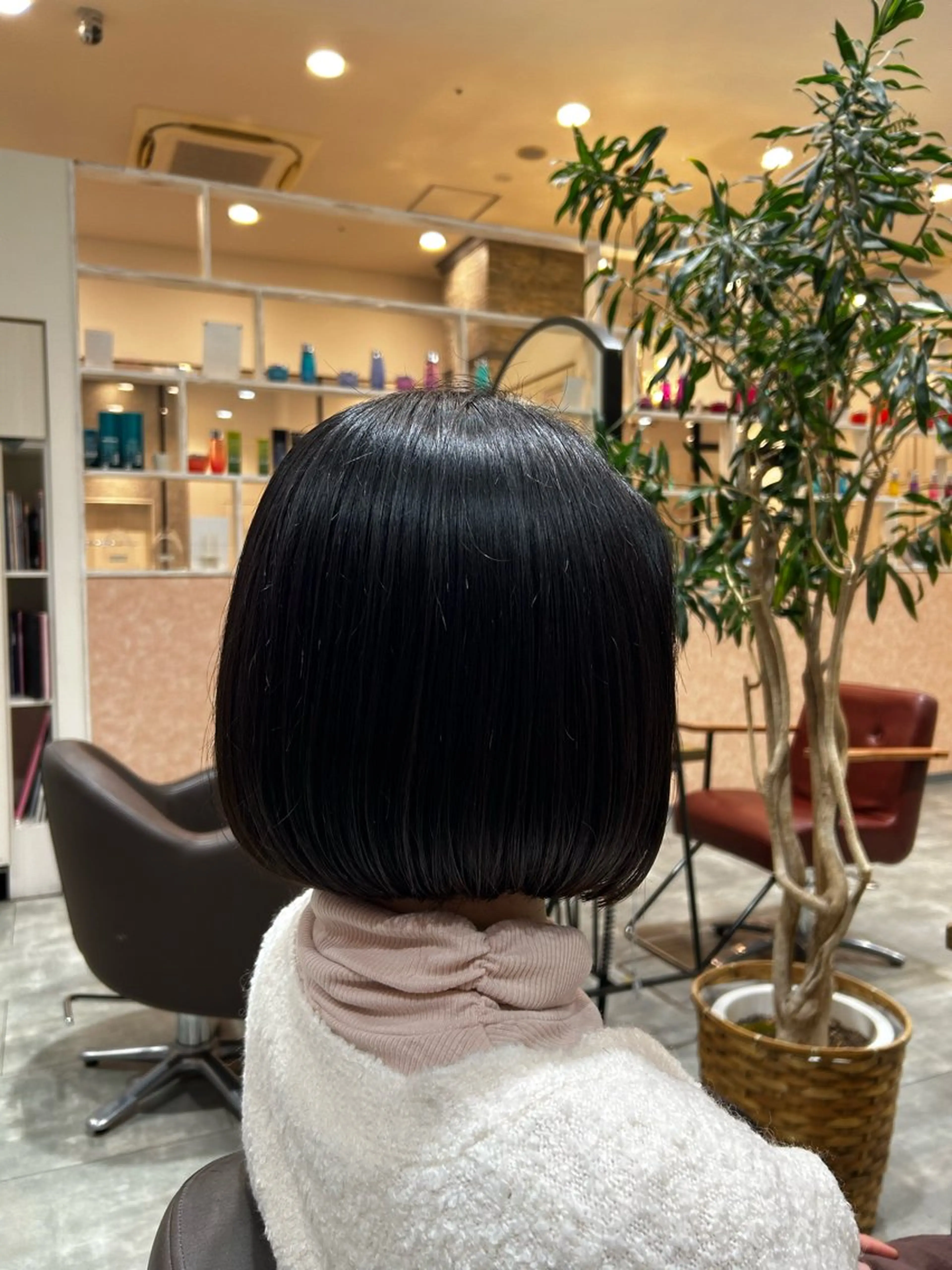 ミディアム 梅田美容室/ ウルフカットのヘアスタイル