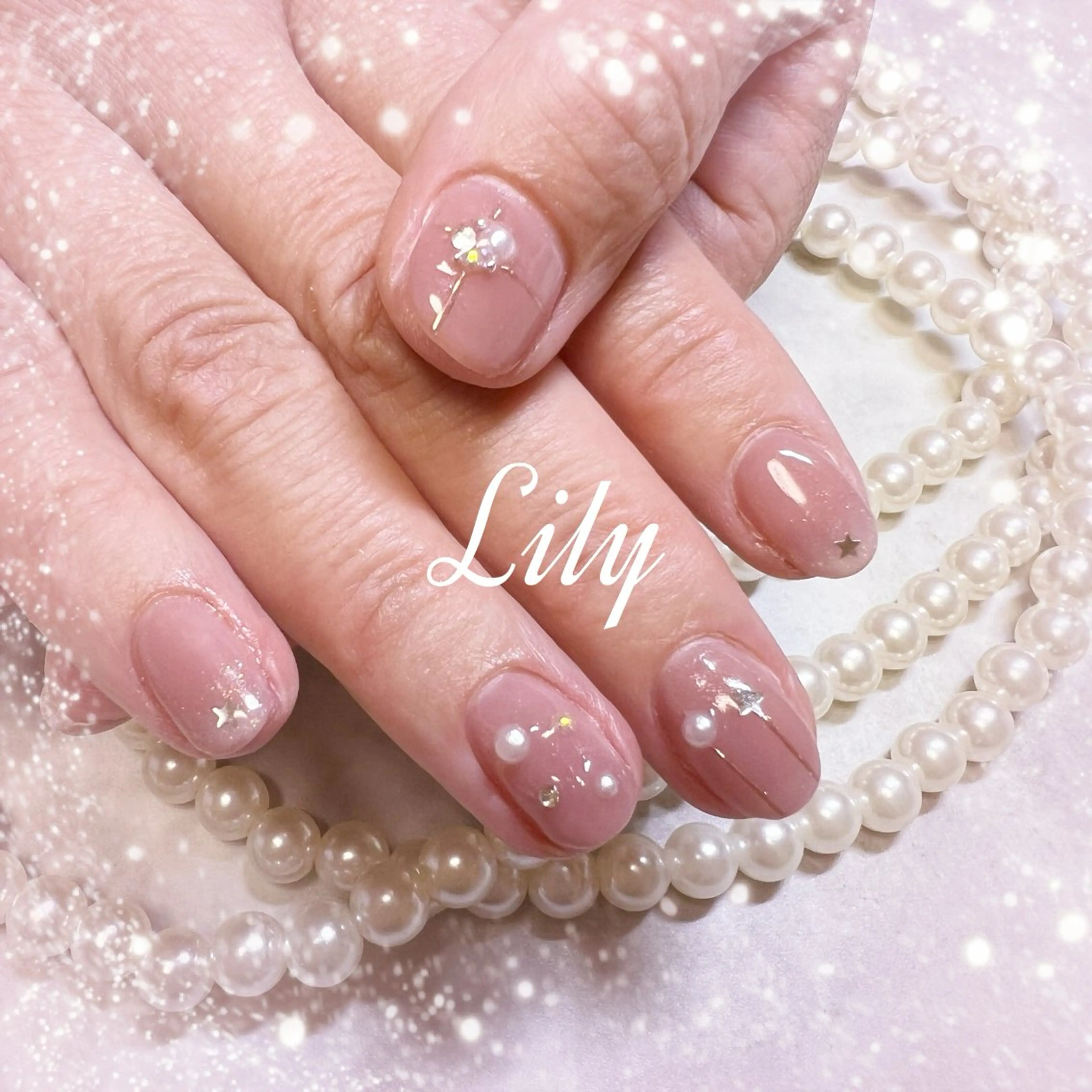 ネイル ハンドネイル Lily*nail 🌻Mii🌻のネイルデザイン