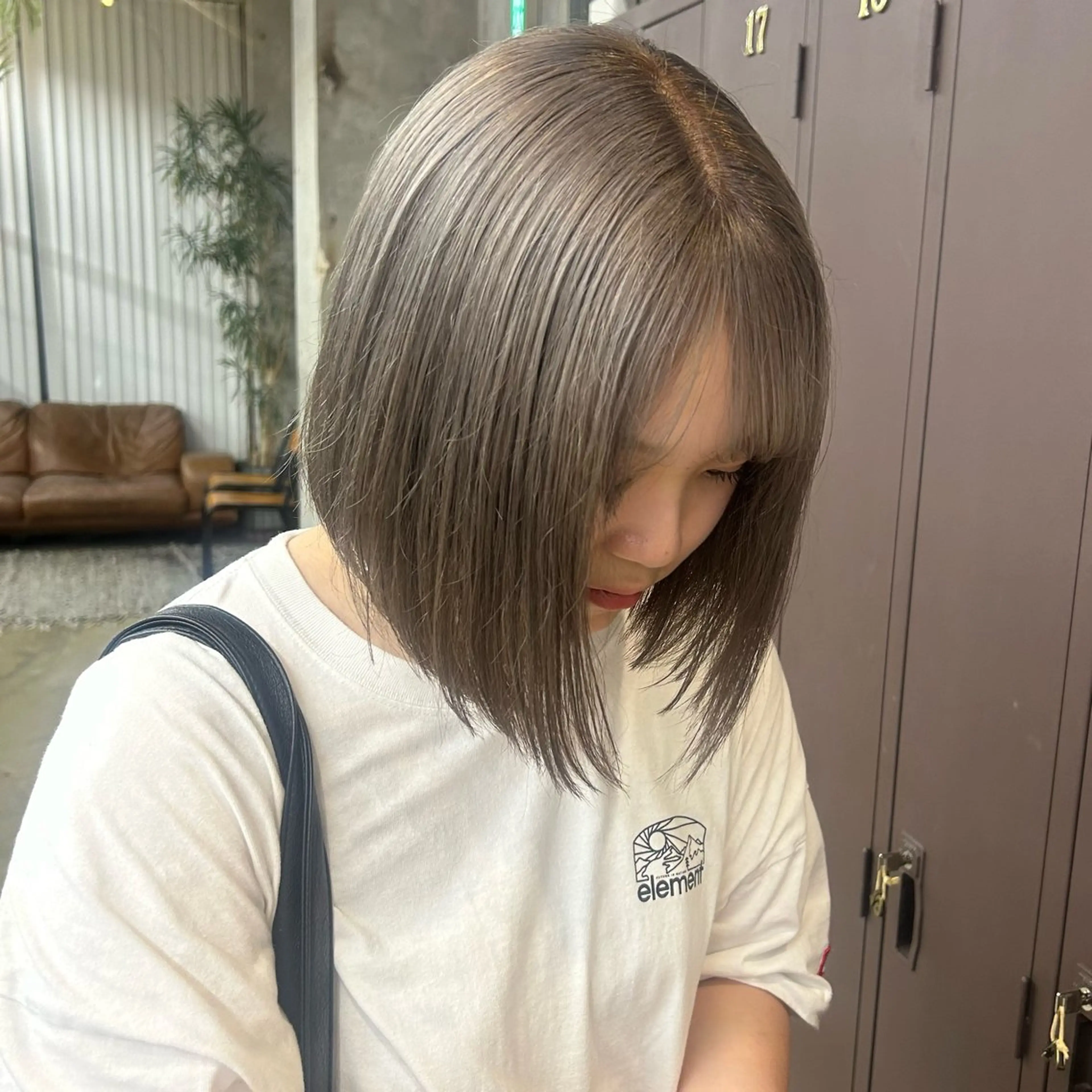 ミディアム ヘアカラー 伊藤ほのか/パーマ /酸性ストレートのヘアスタイル