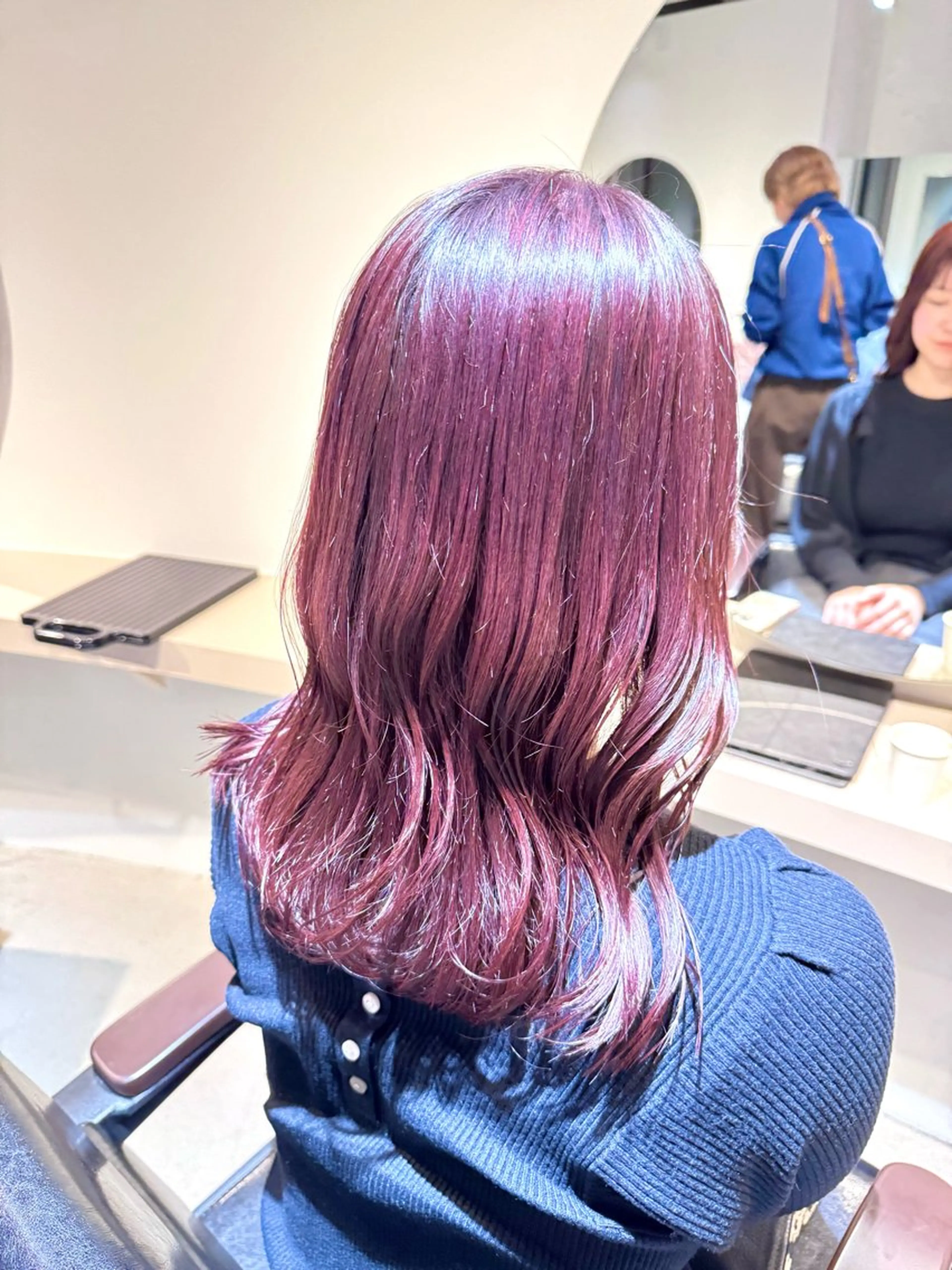 ロング カラー 切りっぱなしボブ ショートボブ アッシュ ベージュカラー グレージュ 髪質改善マスター 長尾勇弥/梅田中津のヘアスタイル