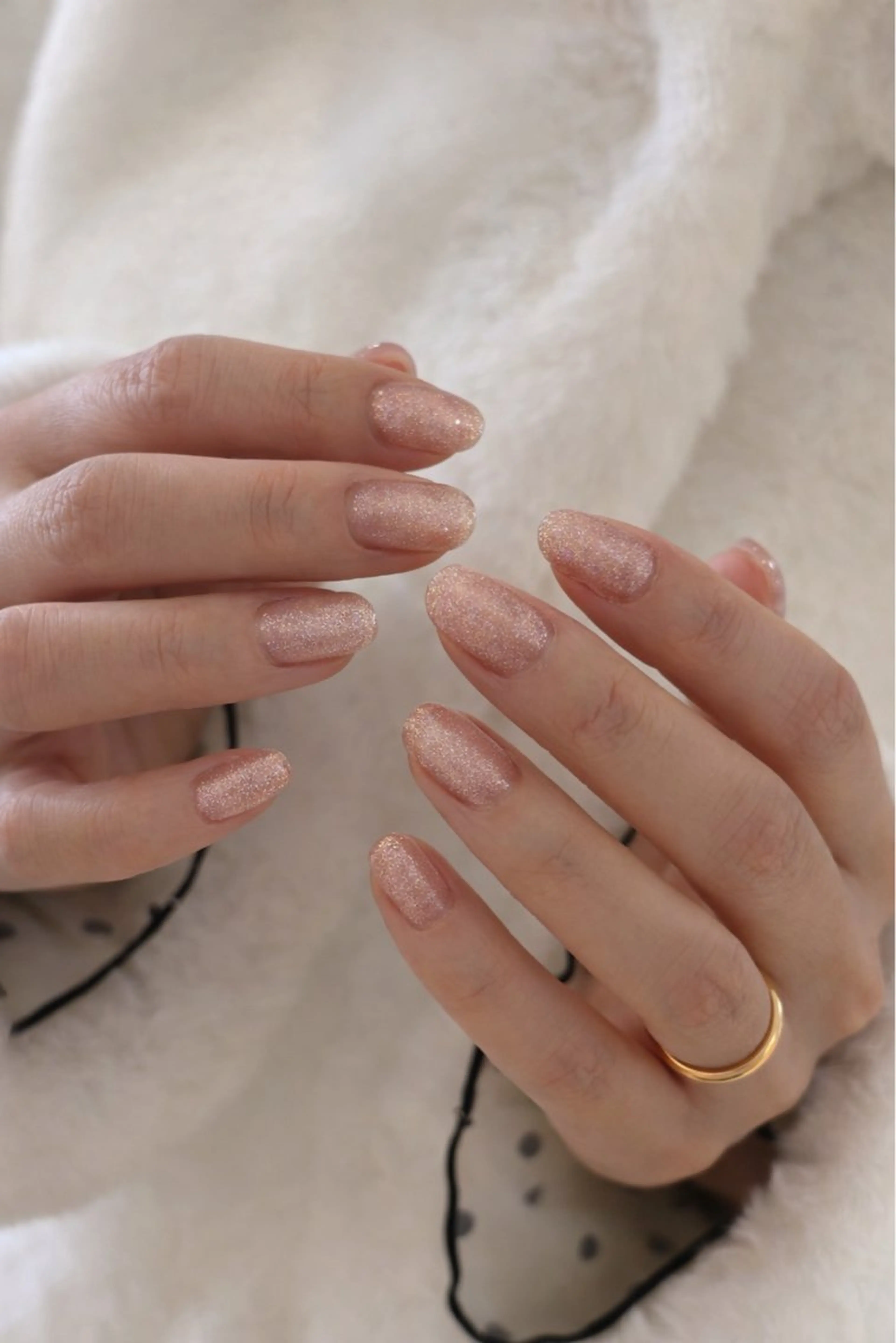 ネイル マグネットネイル ピンク ハンドネイル Elio所属・Elio 国泰寺のネイルデザイン