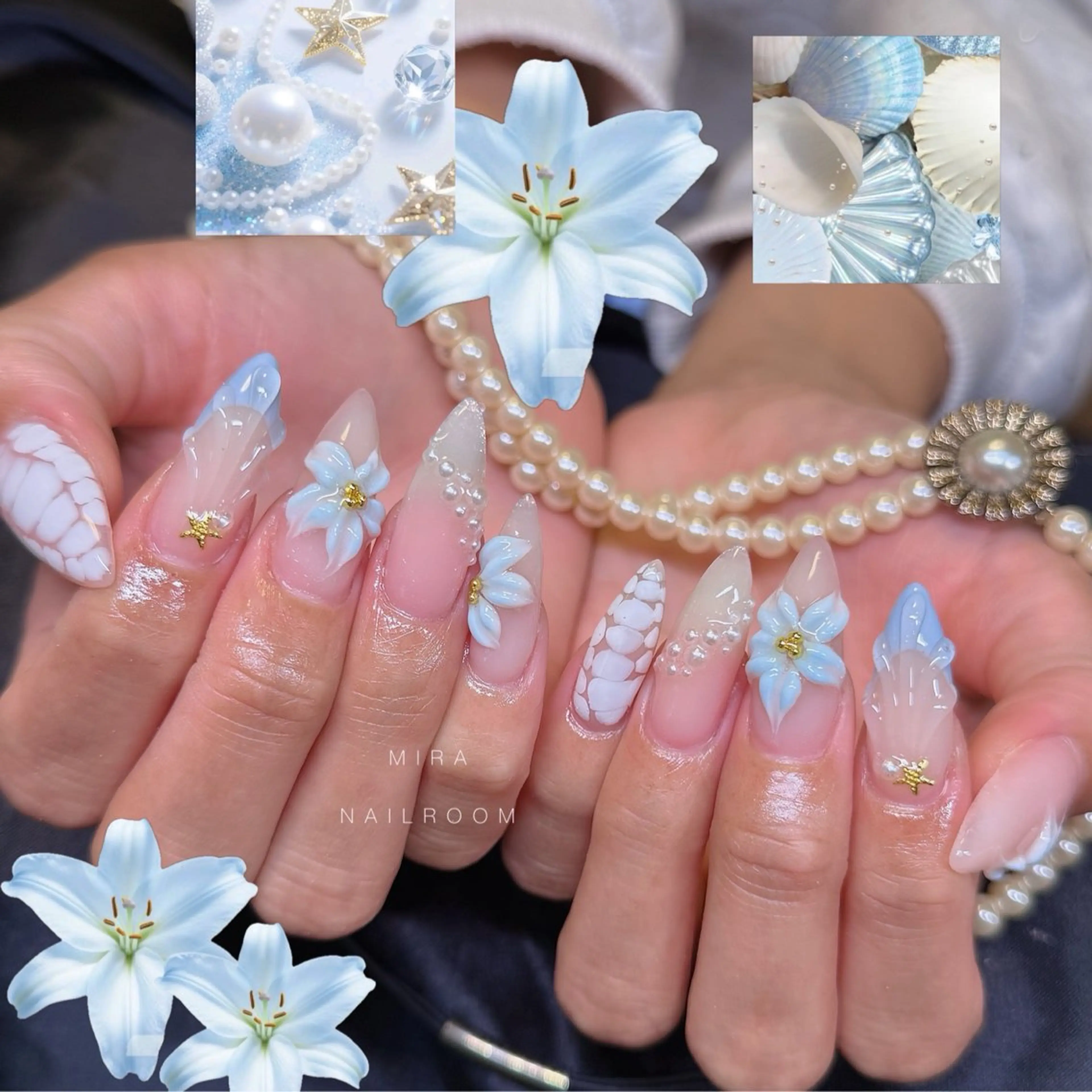 ネイル 長さ出し MIRA NAILROOMのネイルデザイン