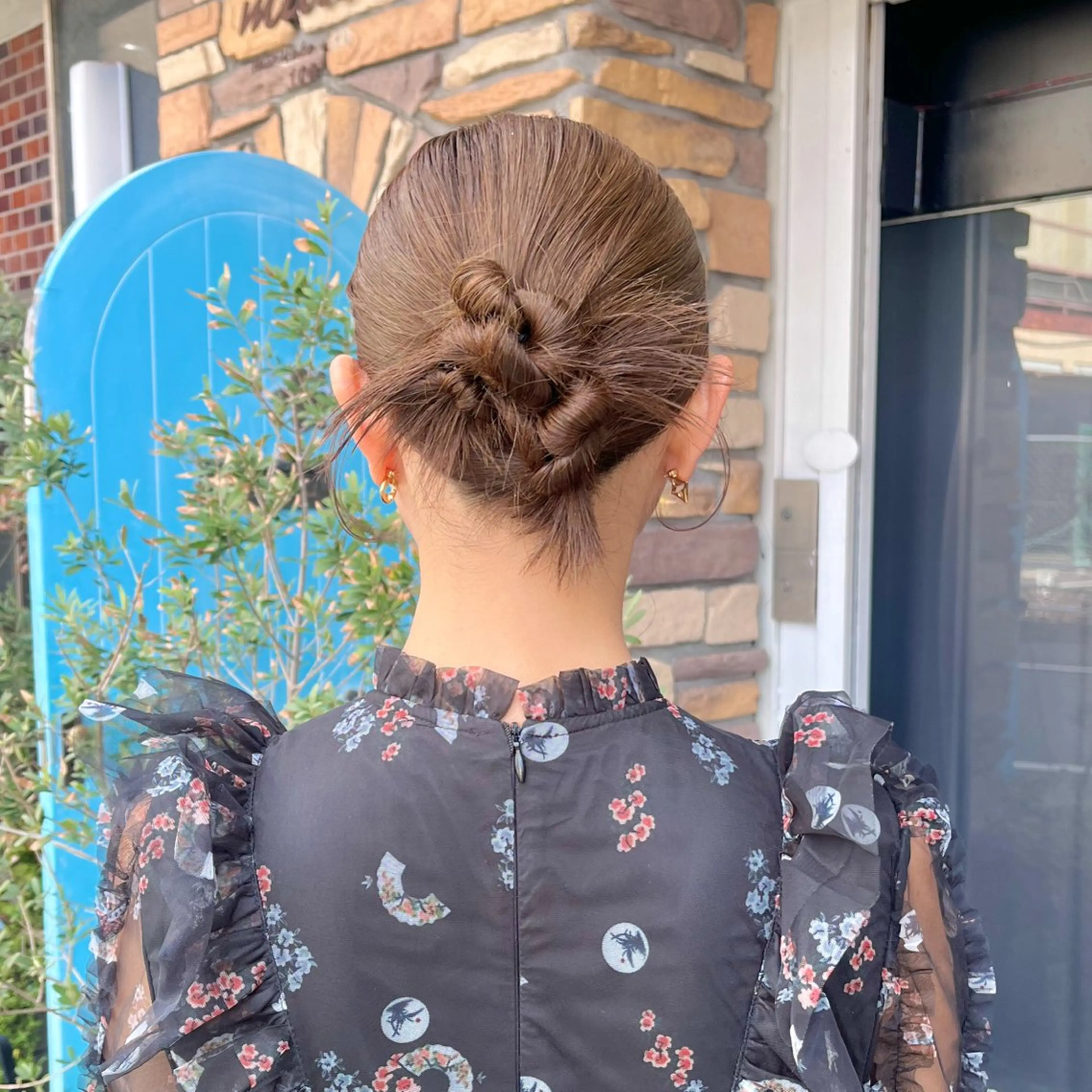 ショート ヘアアレンジ ヘアセット 伊藤 玲衣のヘアスタイル