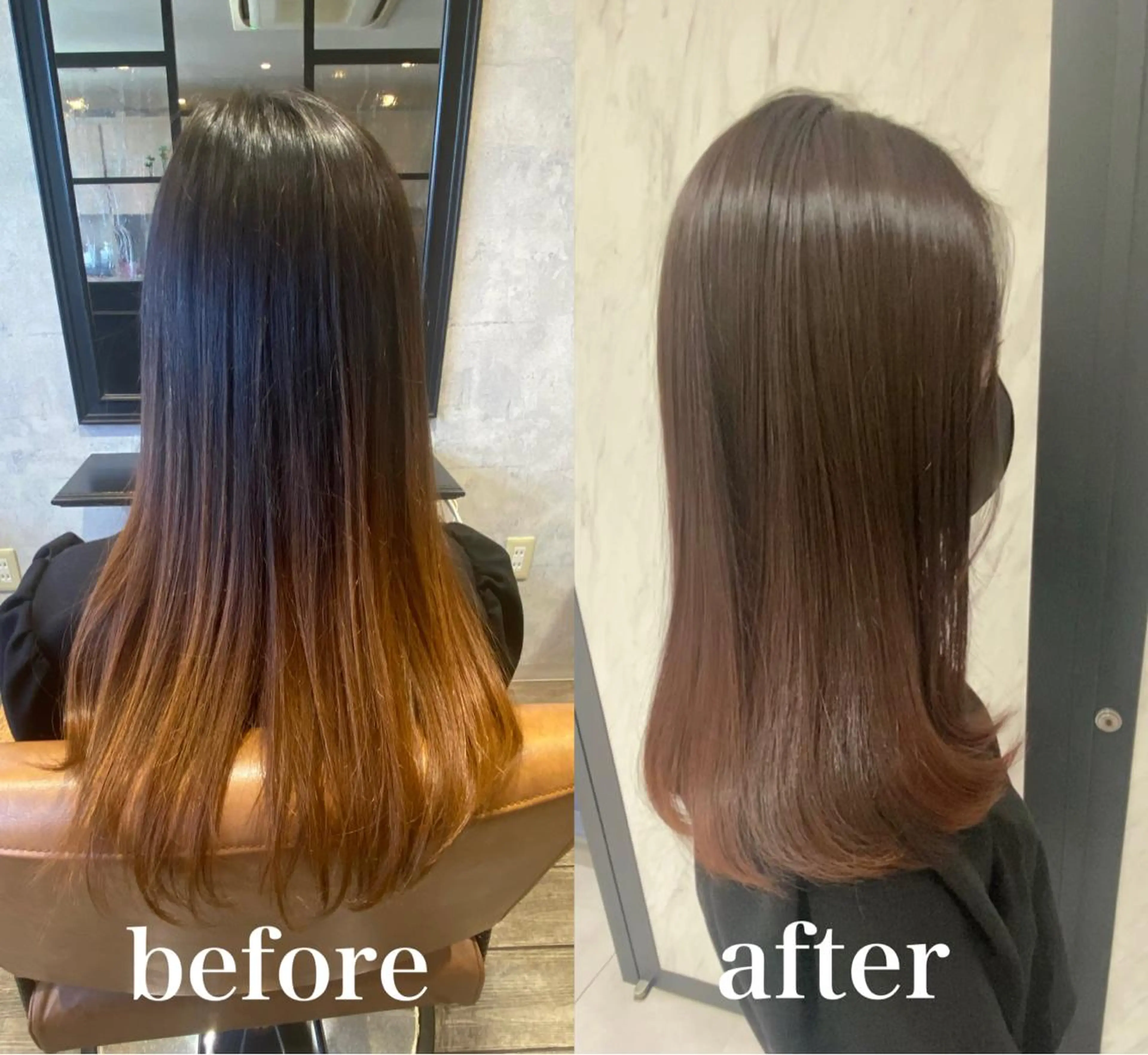 セミロング カラー ブリーチ ブリーチなしカラー ピンクカラー バイオレットカラー 髪質改善 カット ヘアカラー トリートメント 髪質改善/縮毛矯正 /naokiのヘアスタイル