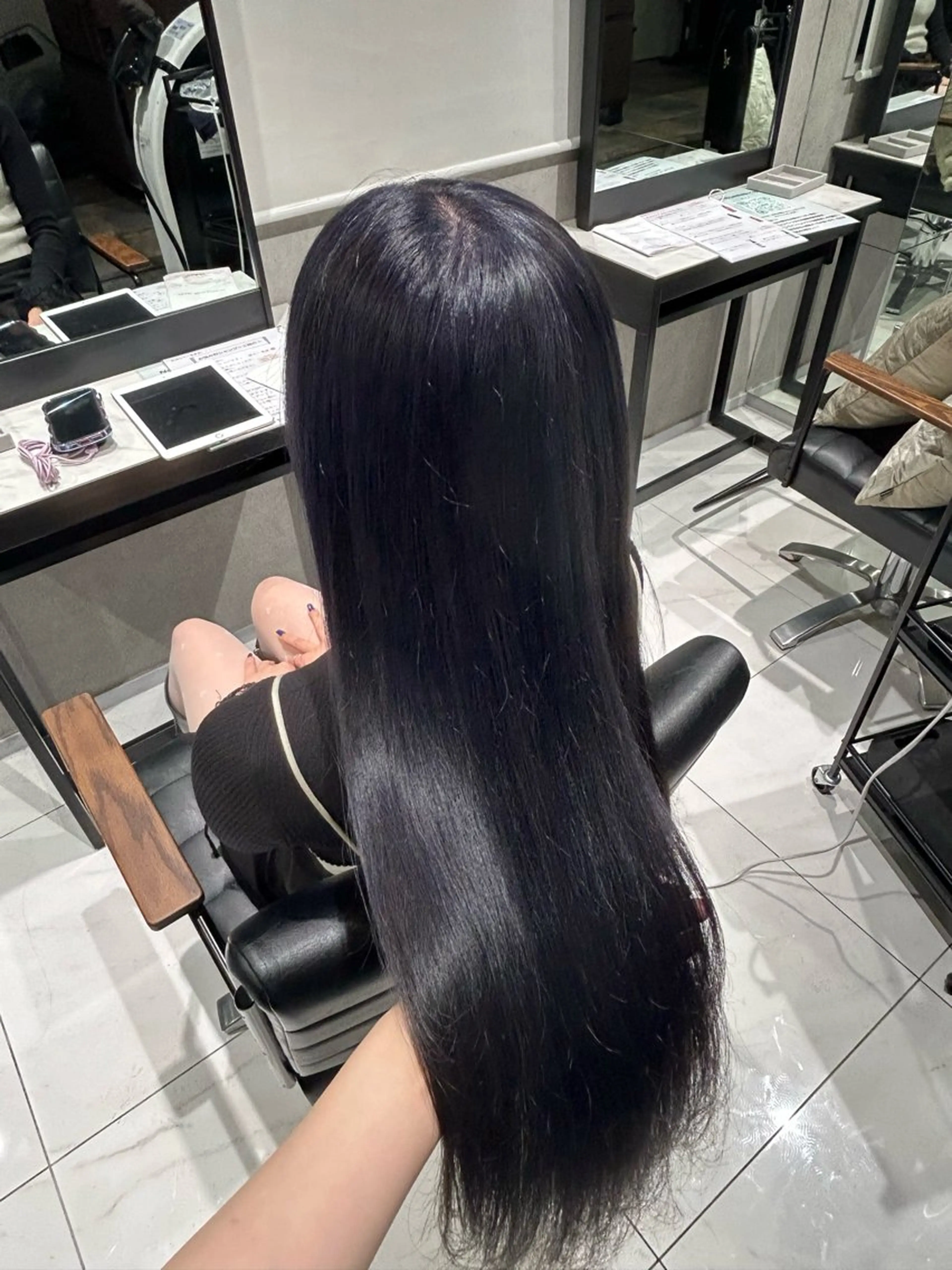 ロング カラー カット ヘアカラー トリートメント トレンド甘めガーリー Mizuki☁️🫧のヘアスタイル