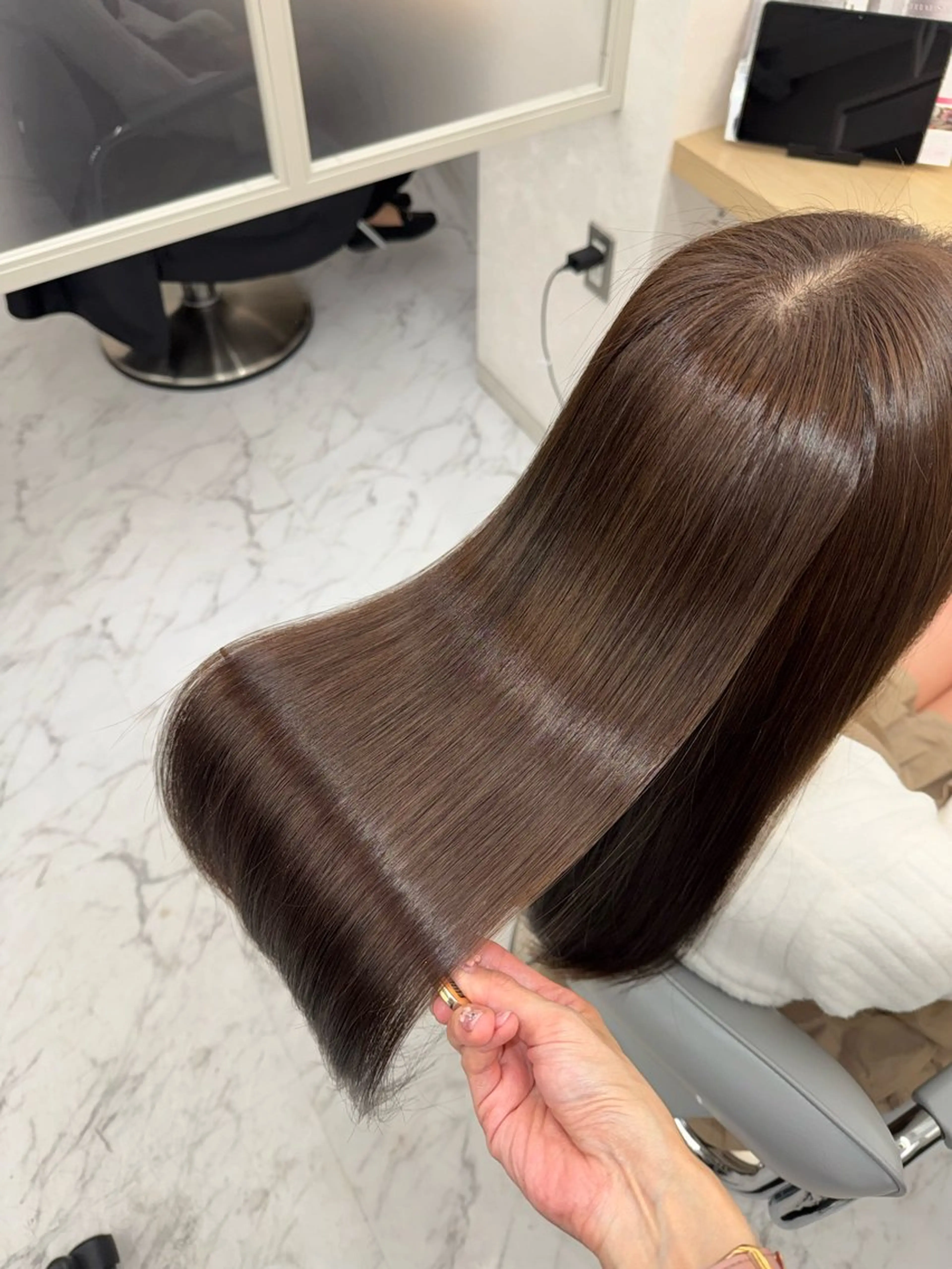 ロング カラー カット ヘアカラー トリートメント ヘッドスパ 韓国/アイドルヘア 🎀みづきのヘアスタイル