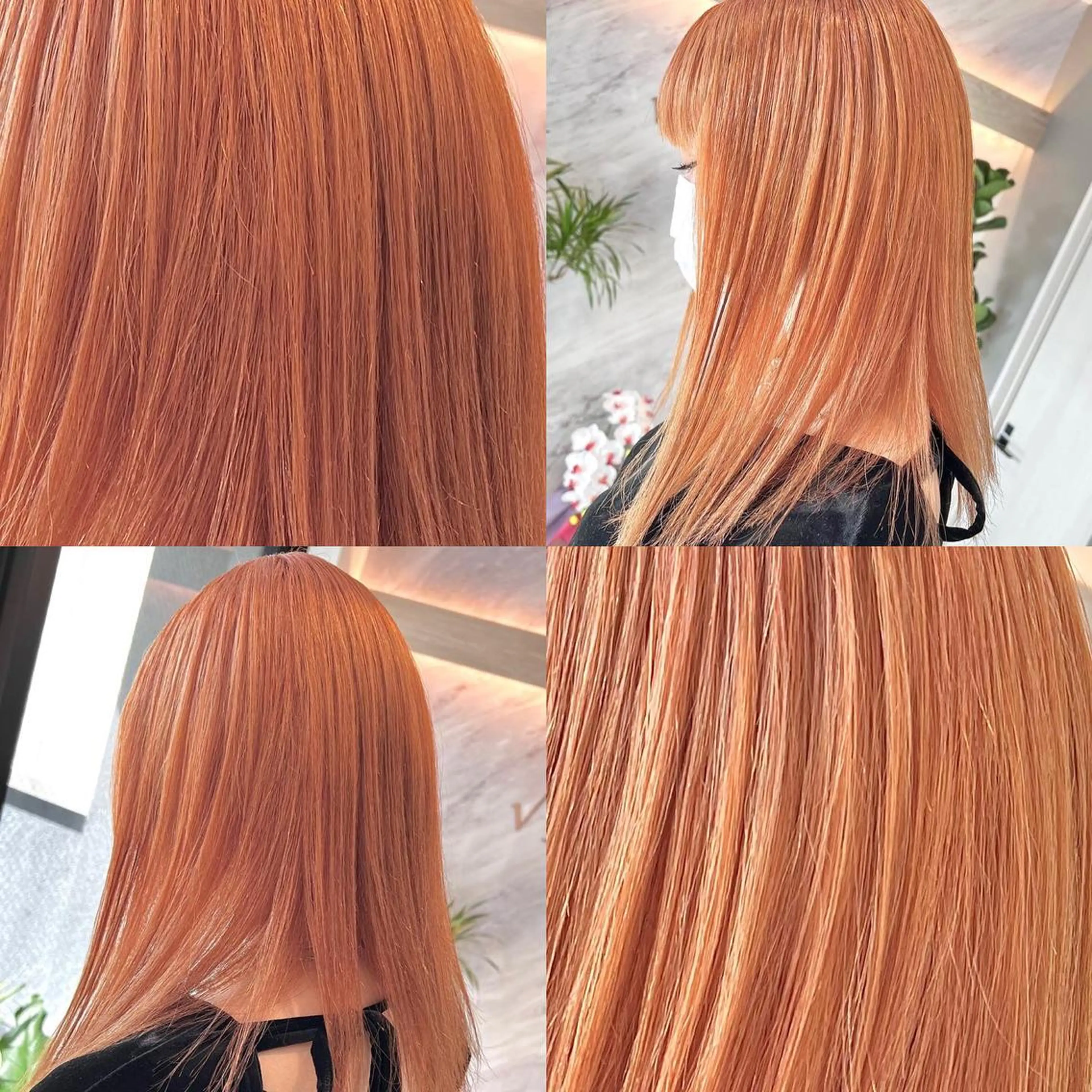 ミディアム 縮毛矯正 ヘアカラー ブリーチ毛に縮毛矯正 ✨カラー✨山田 正幸のヘアスタイル