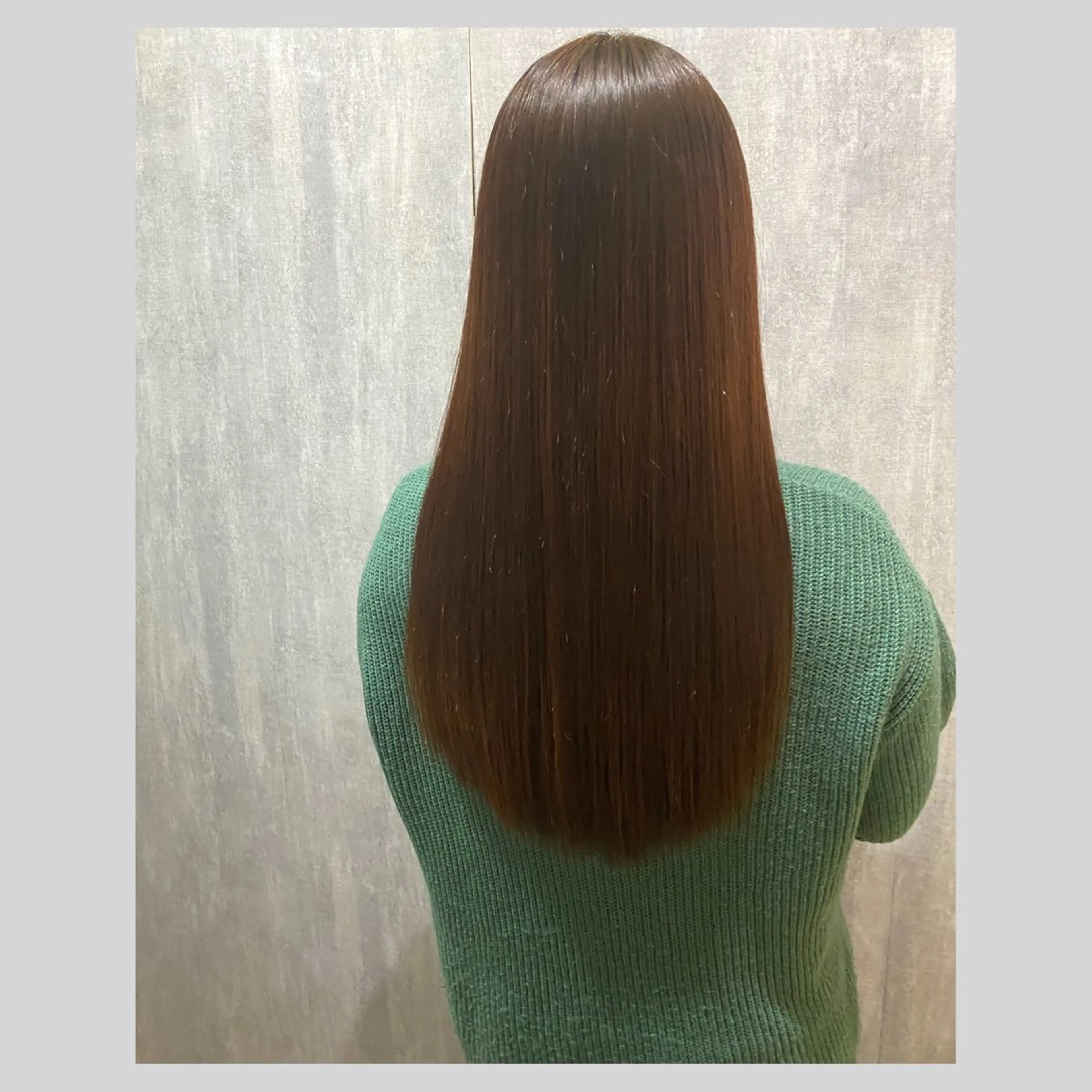 縮毛矯正（のみも可）＋メンテナンスカット＋炭酸クレンジングトリートメント＋シルキートリートメント（部分縮毛）も可の写真