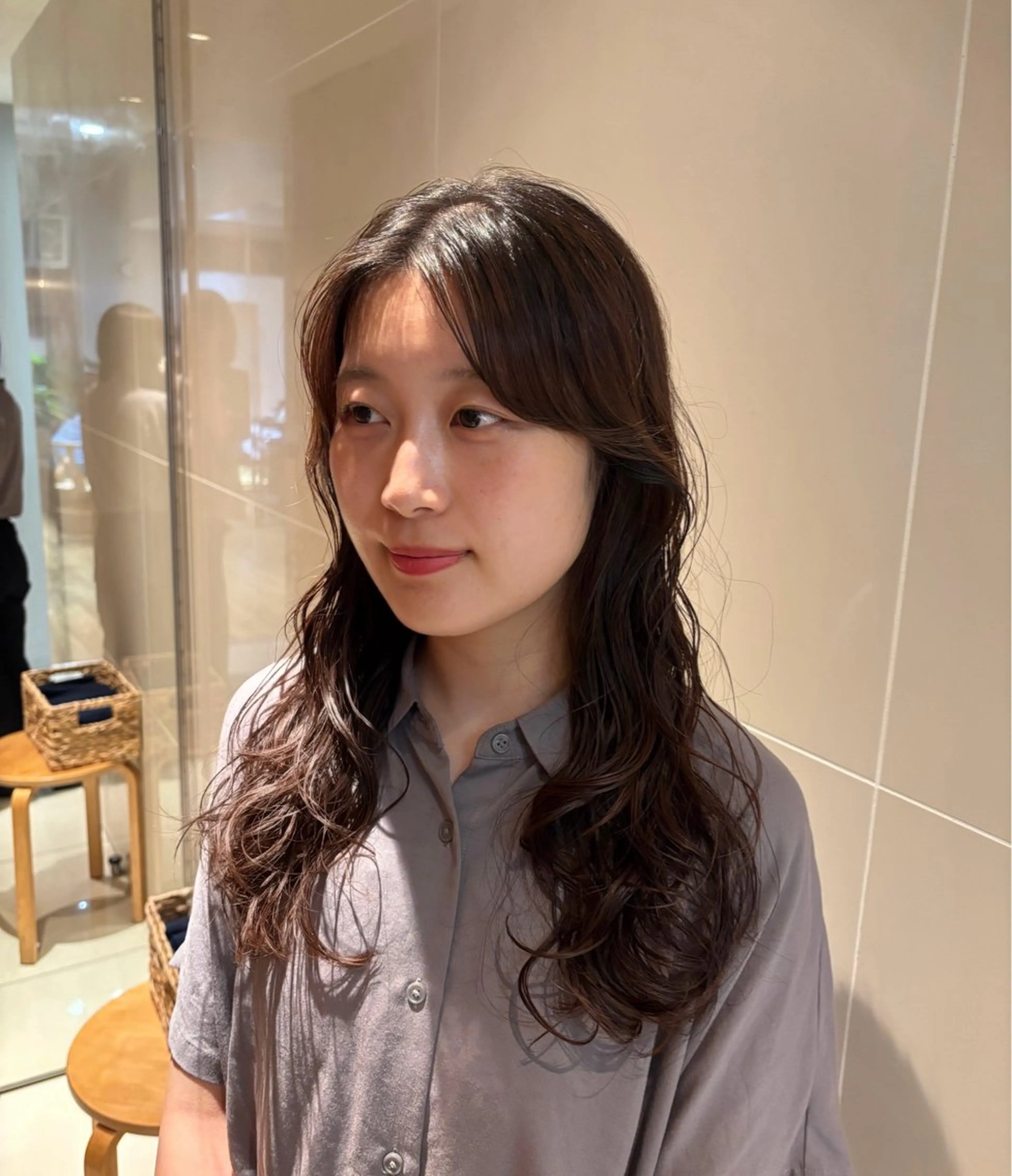ロング パーマ パーマ 韓国風パーマ/ オリーブ🇰🇷あゆのヘアスタイル