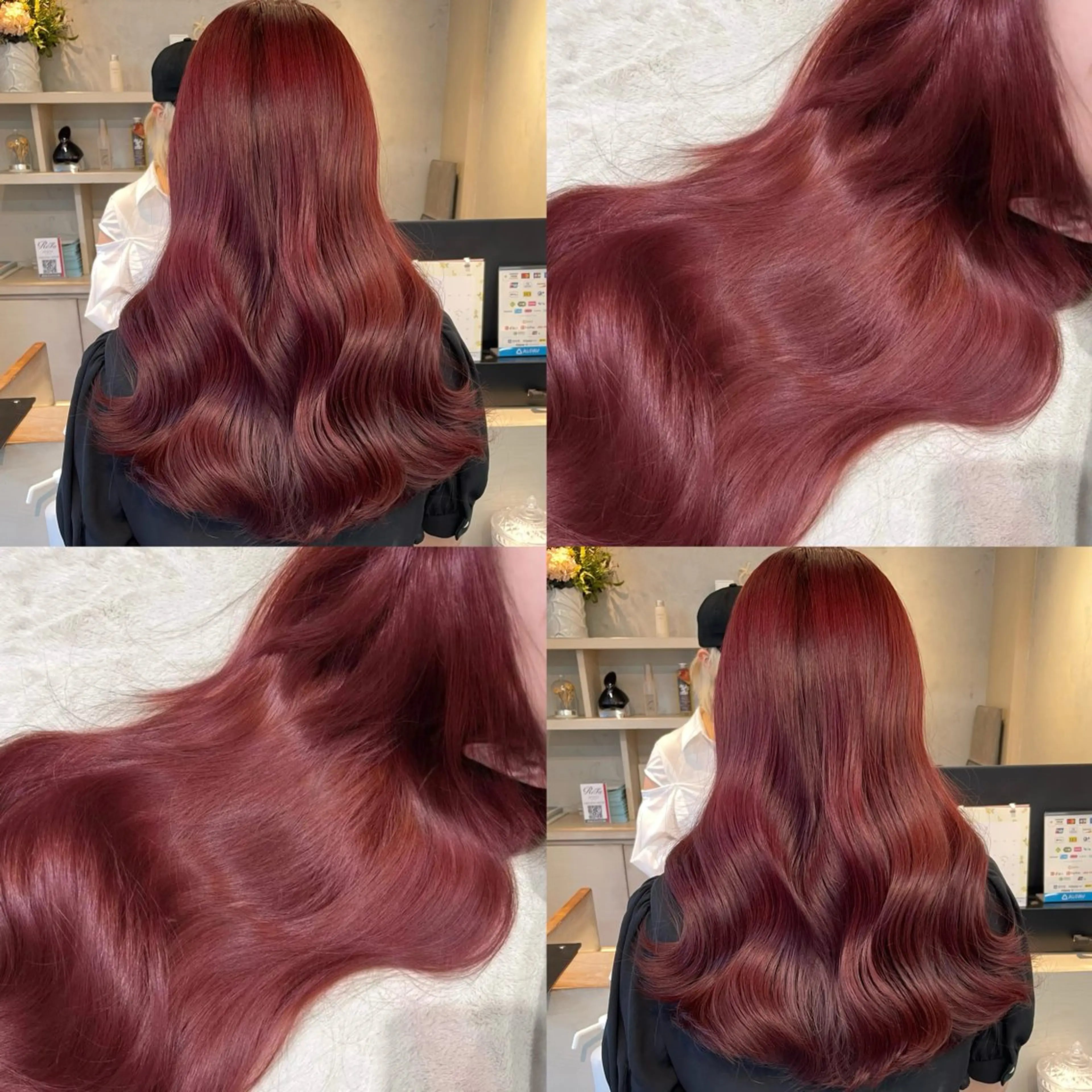 ロング カラー カット ヘアカラー トリートメント ブリーチなしカラー kana🐱のヘアスタイル