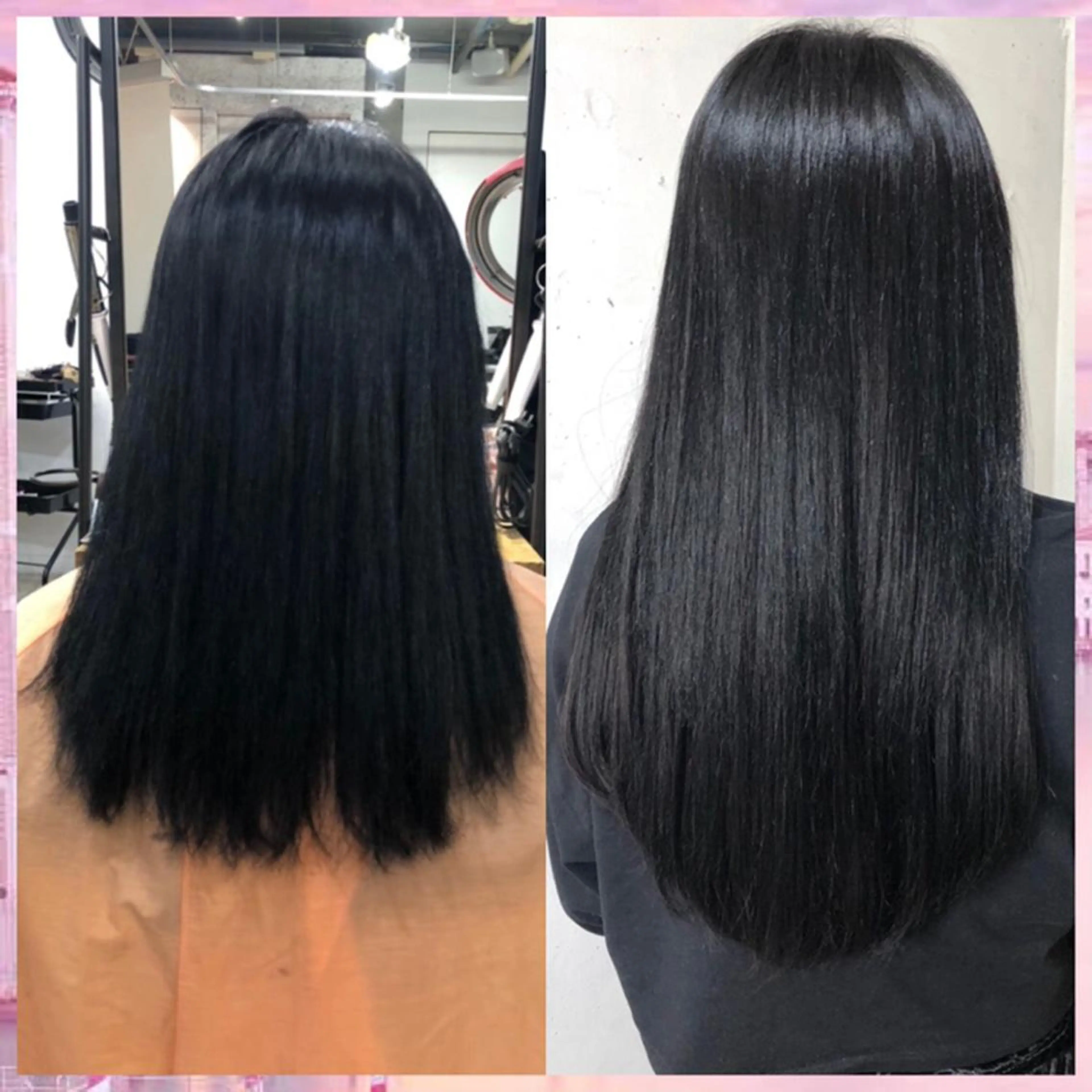 セミロング カラー ヘアアレンジ シールエクステ エクステ カット エクステ ヘアセット 八巻 晴香のヘアスタイル