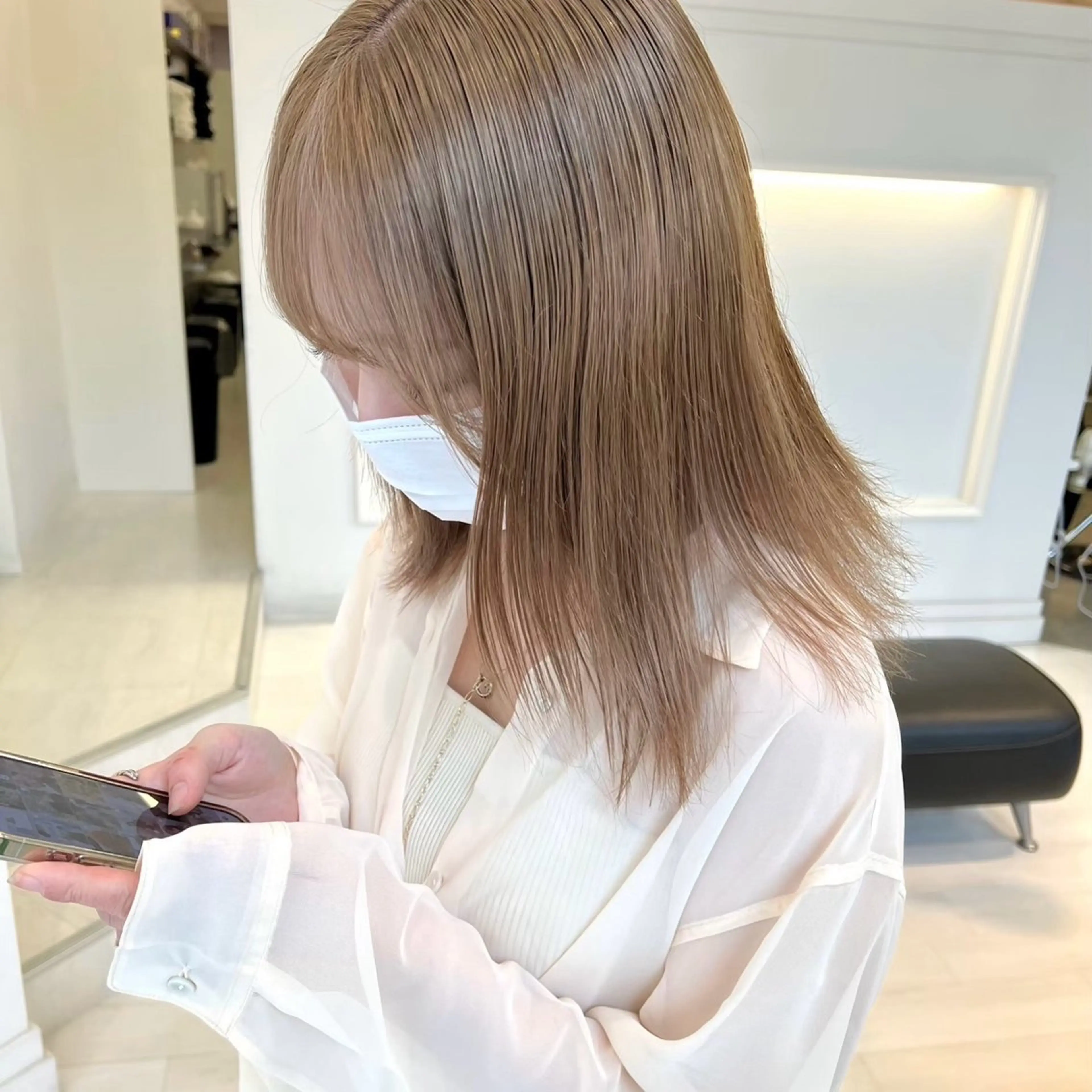 ミディアム カラー ParveMix / 横谷 日菜子 ❤︎のヘアスタイル