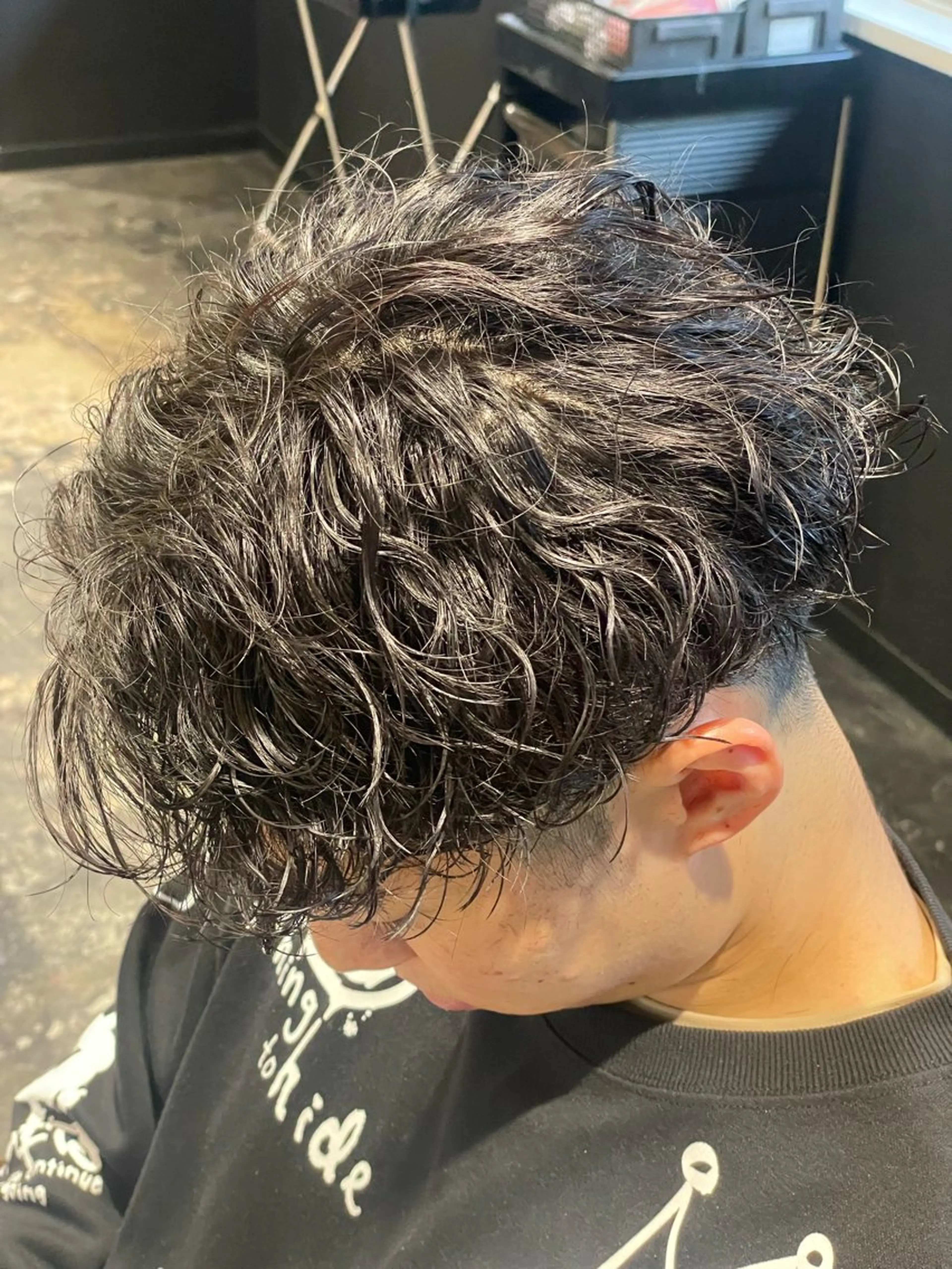 パーマ メンズ カット パーマ 💈メンズ職人 ルキト💈のヘアスタイル