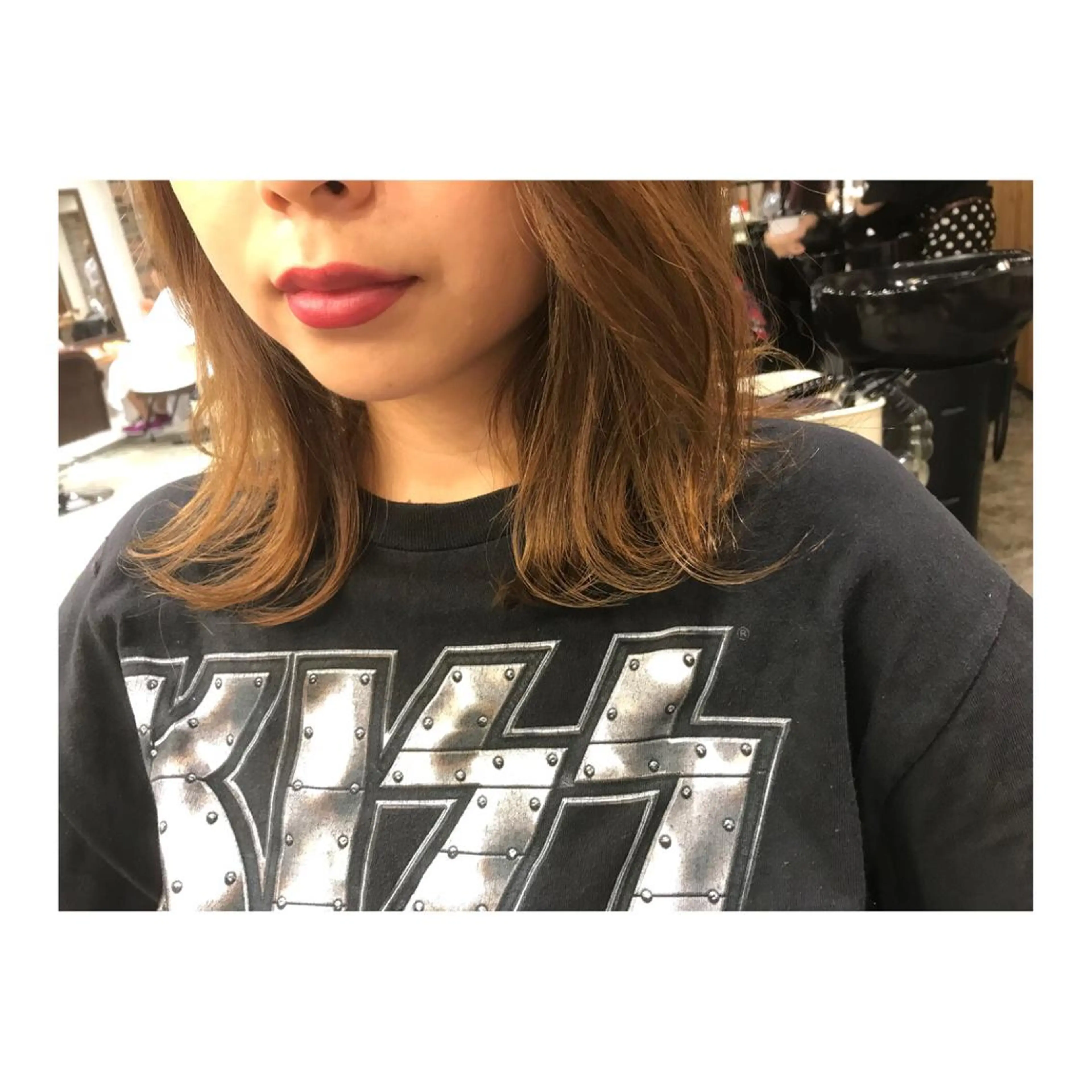 ミディアム カラー ベージュカラー ブリーチ ブリーチなしカラー ボブ 竹嶌 健吾のヘアスタイル