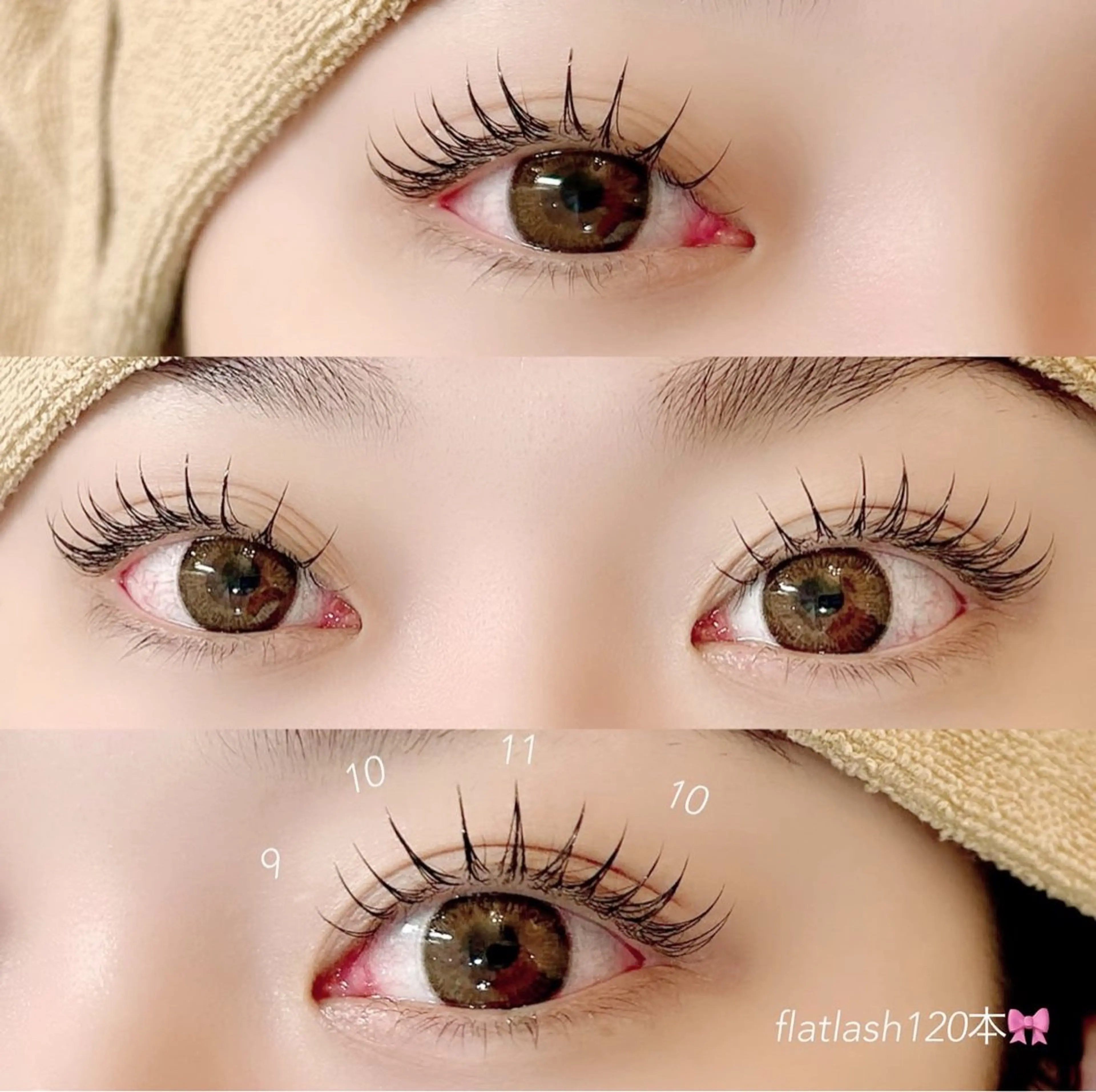 マツエク・マツパ フラットラッシュ eyesalon Bailaのマツエク・マツパデザイン