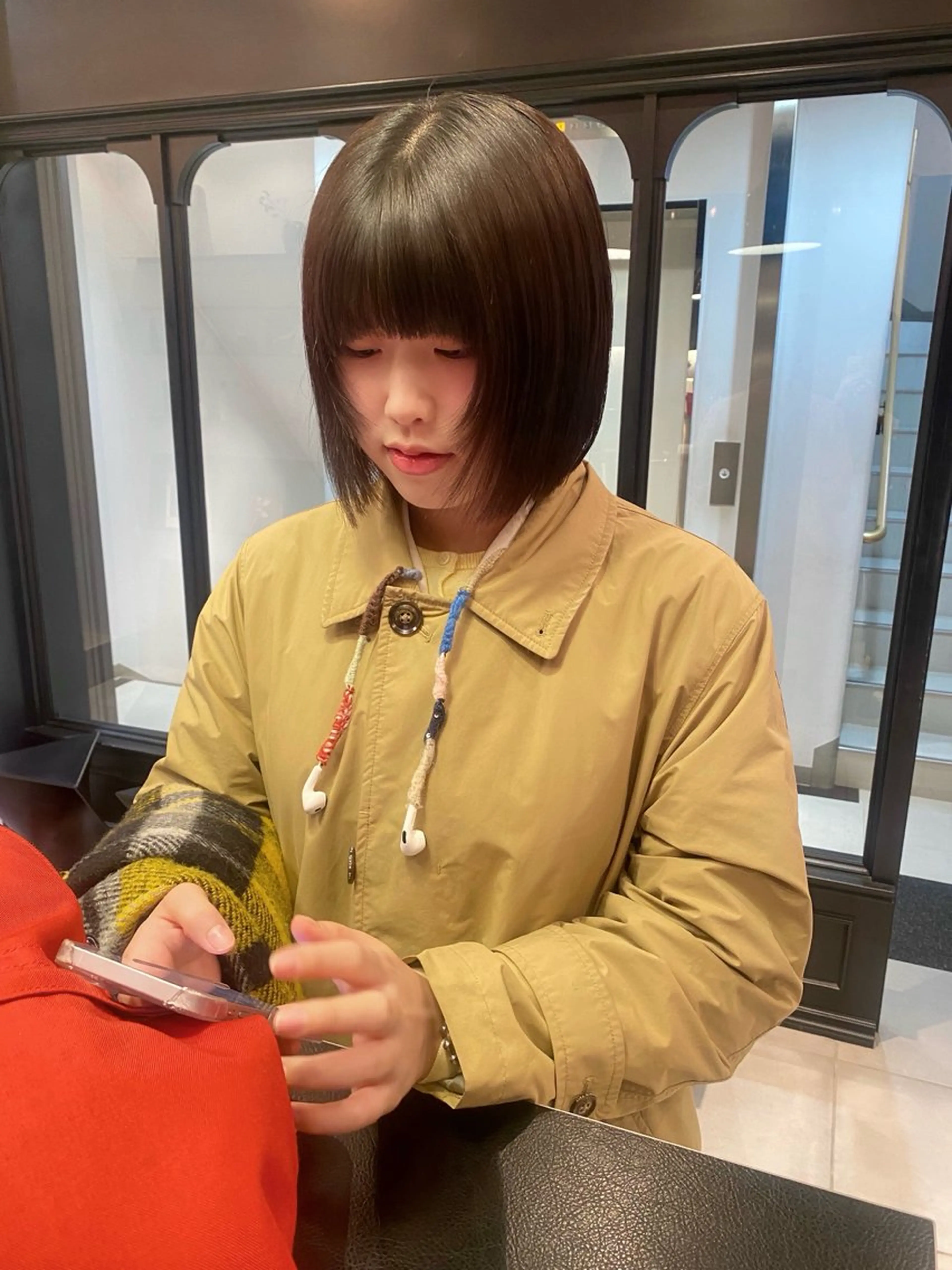 ショート カラー riria/ボブ /透明感カラー🎀のヘアスタイル