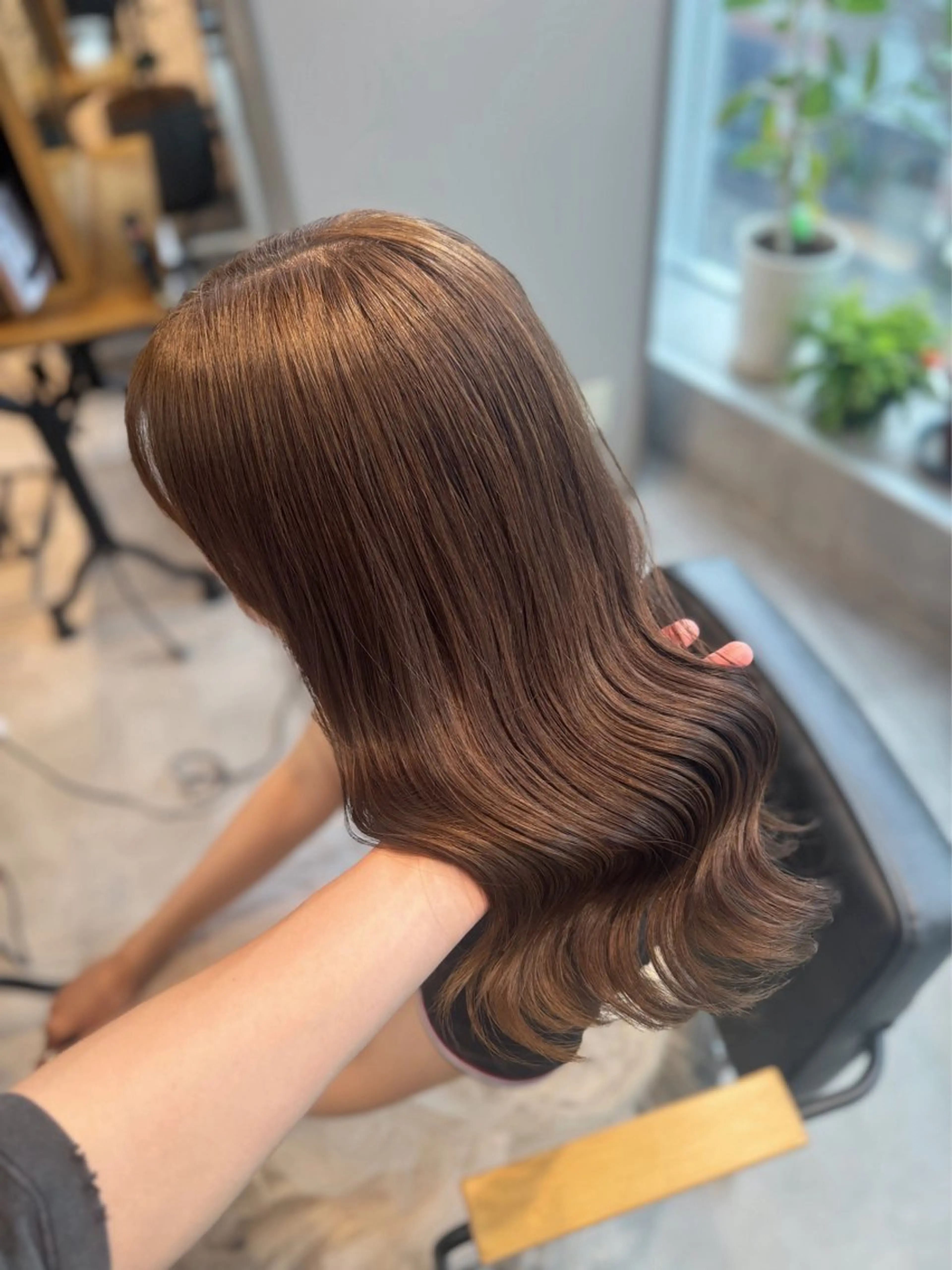 ロング 宮本 優のヘアスタイル