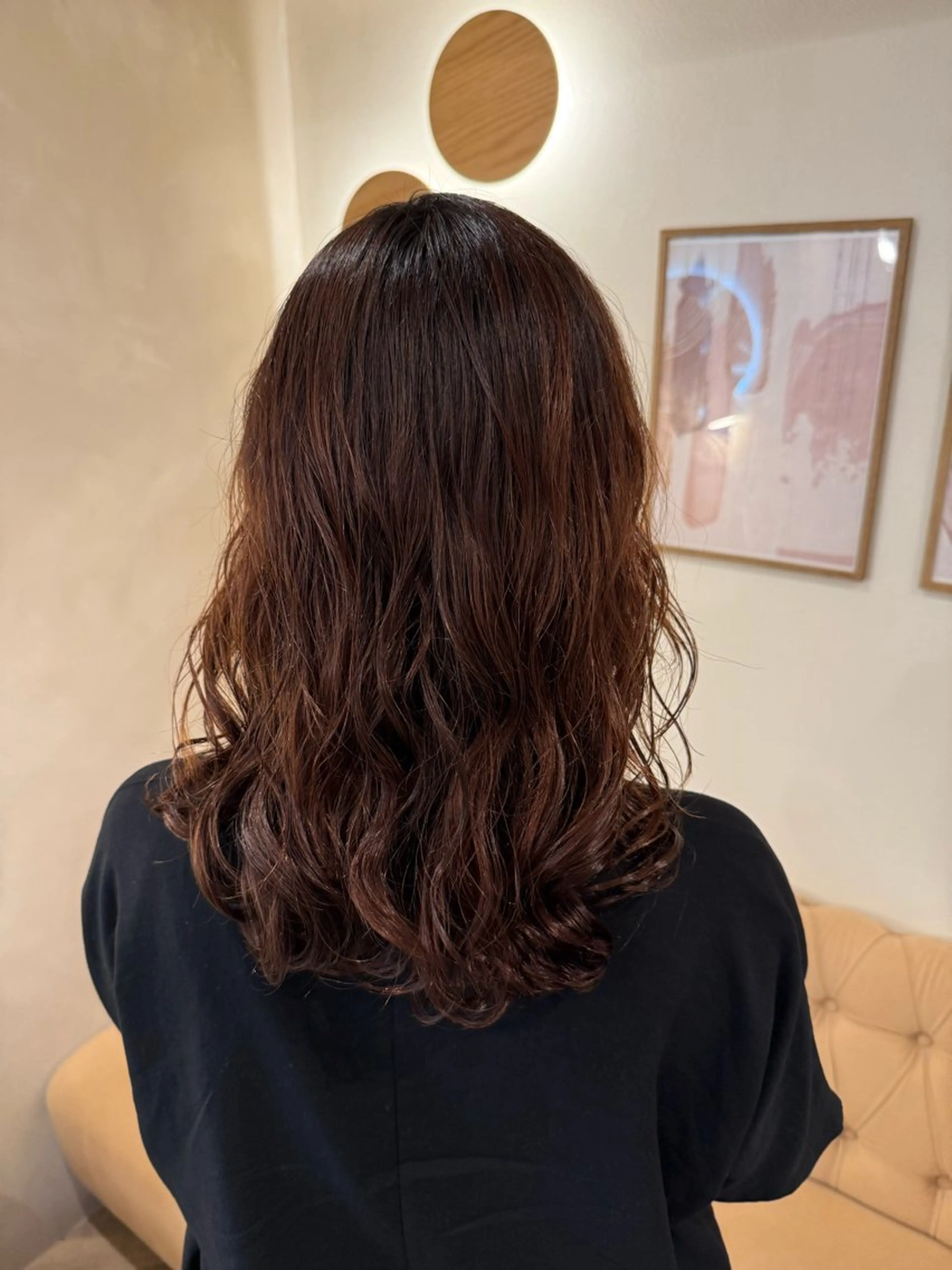 ロング 市原亮/塩釜口/ ツイスパ/波巻きのヘアスタイル