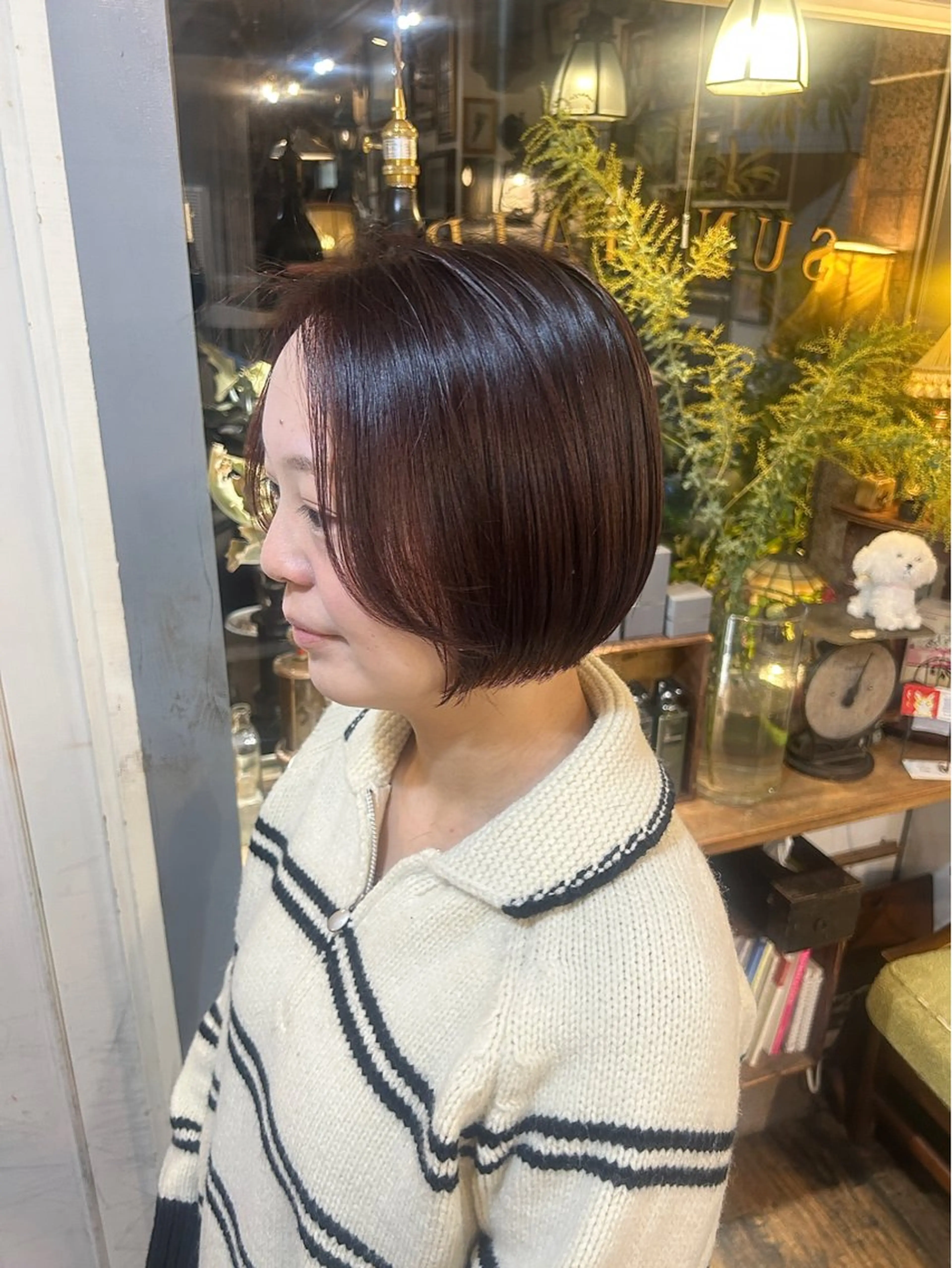 ショート カラー カット ヘアカラー ヘッドスパ 清水千優/パーマ/透 明感カラー/メンズのヘアスタイル