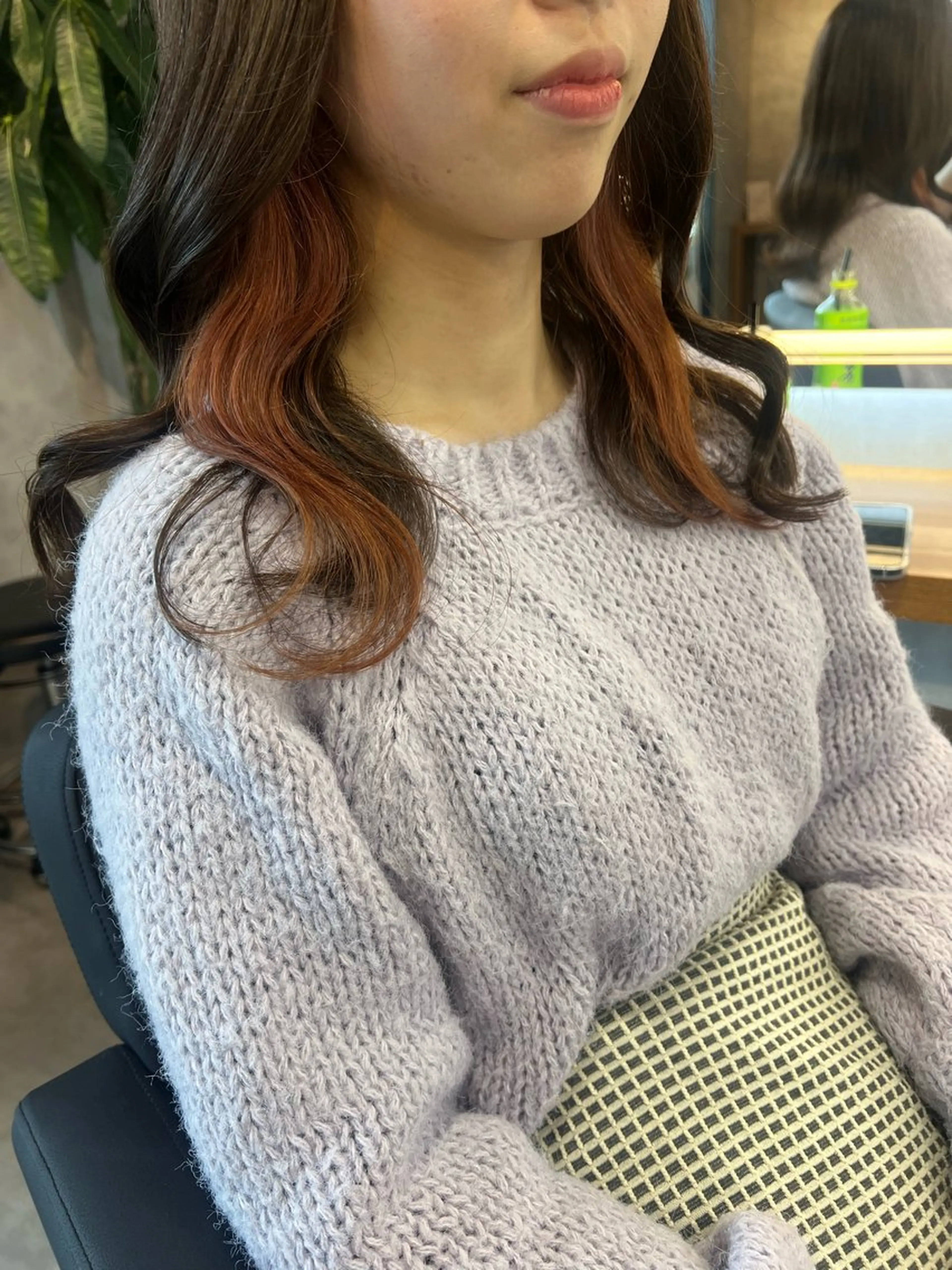 セミロング カラー 💖札幌カラー 指名No.1💖玲奈のヘアスタイル