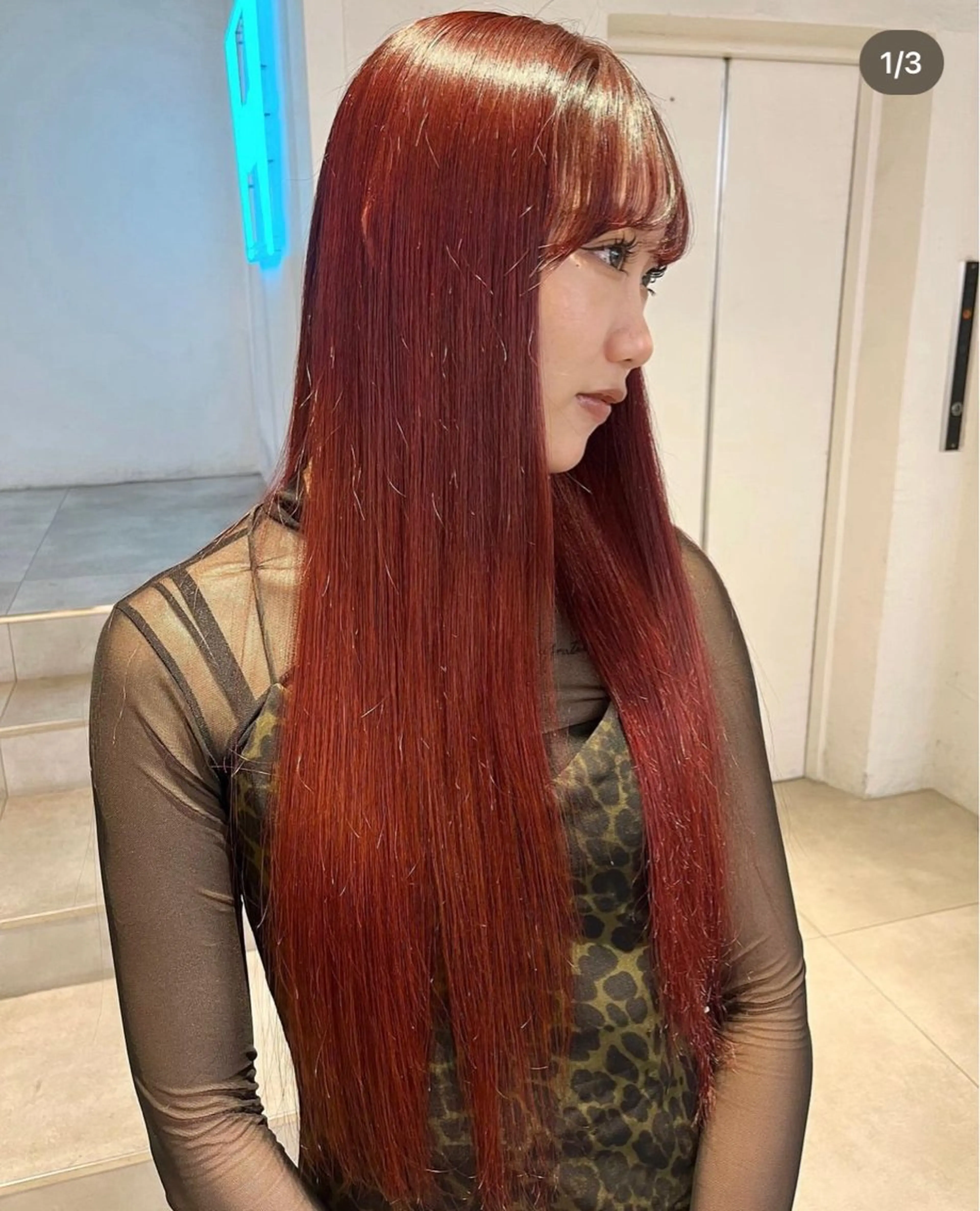 【秋に向けて】ダブルカラー✨ブリーチのダメージを減らして仕上がりツヤツヤハイトーンに‼️‼️の写真