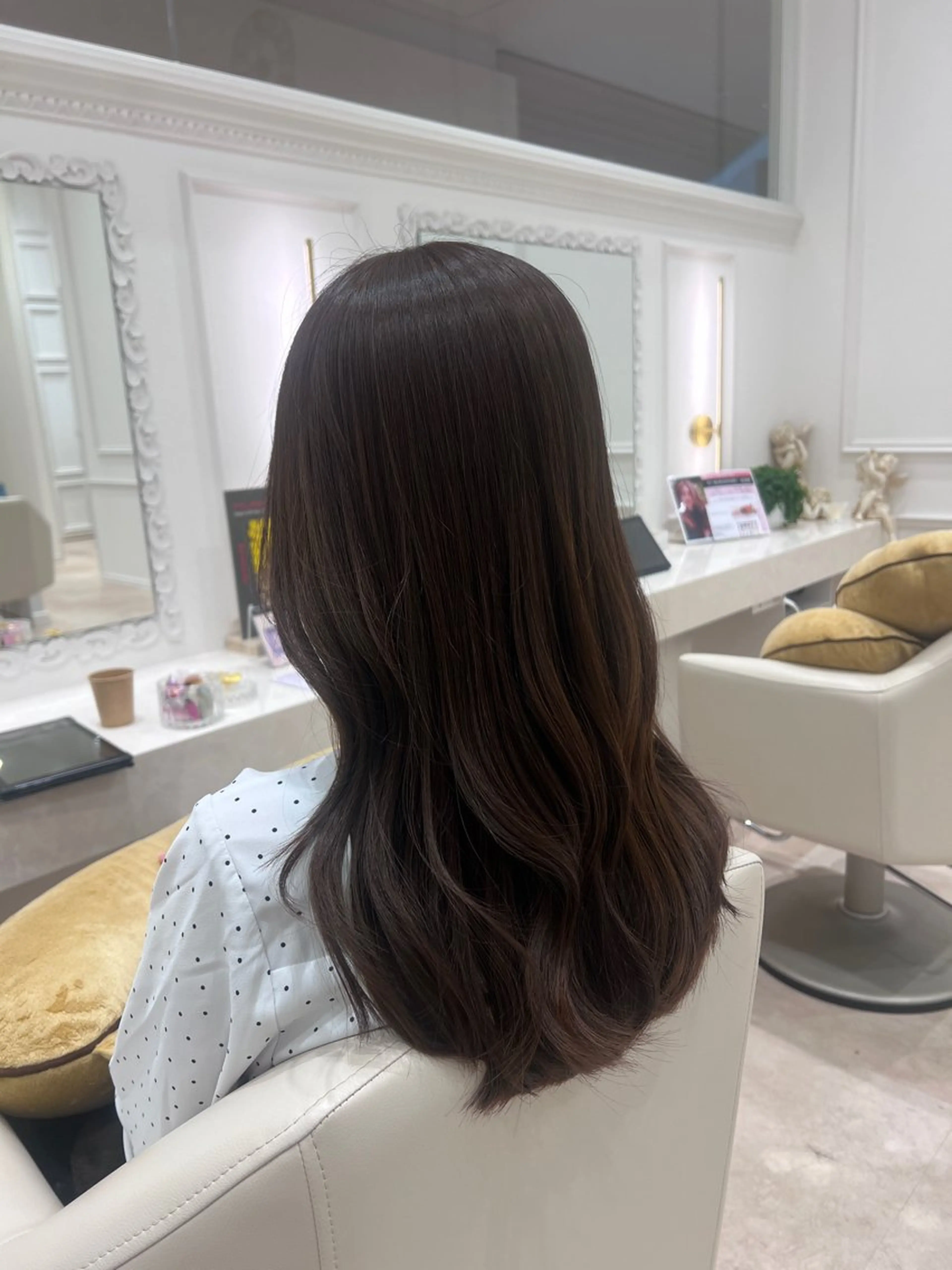 ロング カラー カット ヘアカラー FEERIE 晴海店 荒木優菜のヘアスタイル