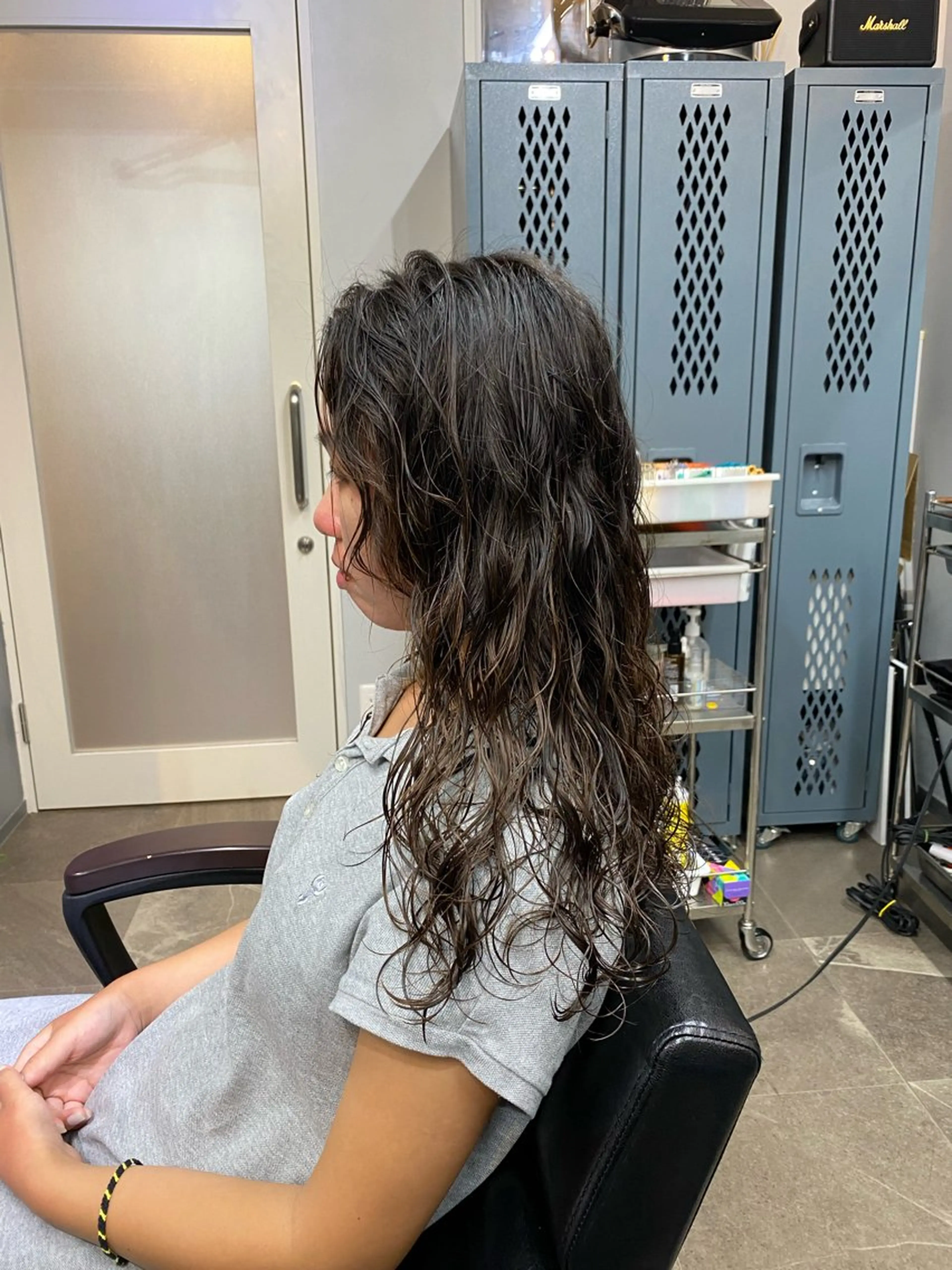 ロング パーマ 低ダメージパーマ ケアパーマ/武田明大のヘアスタイル