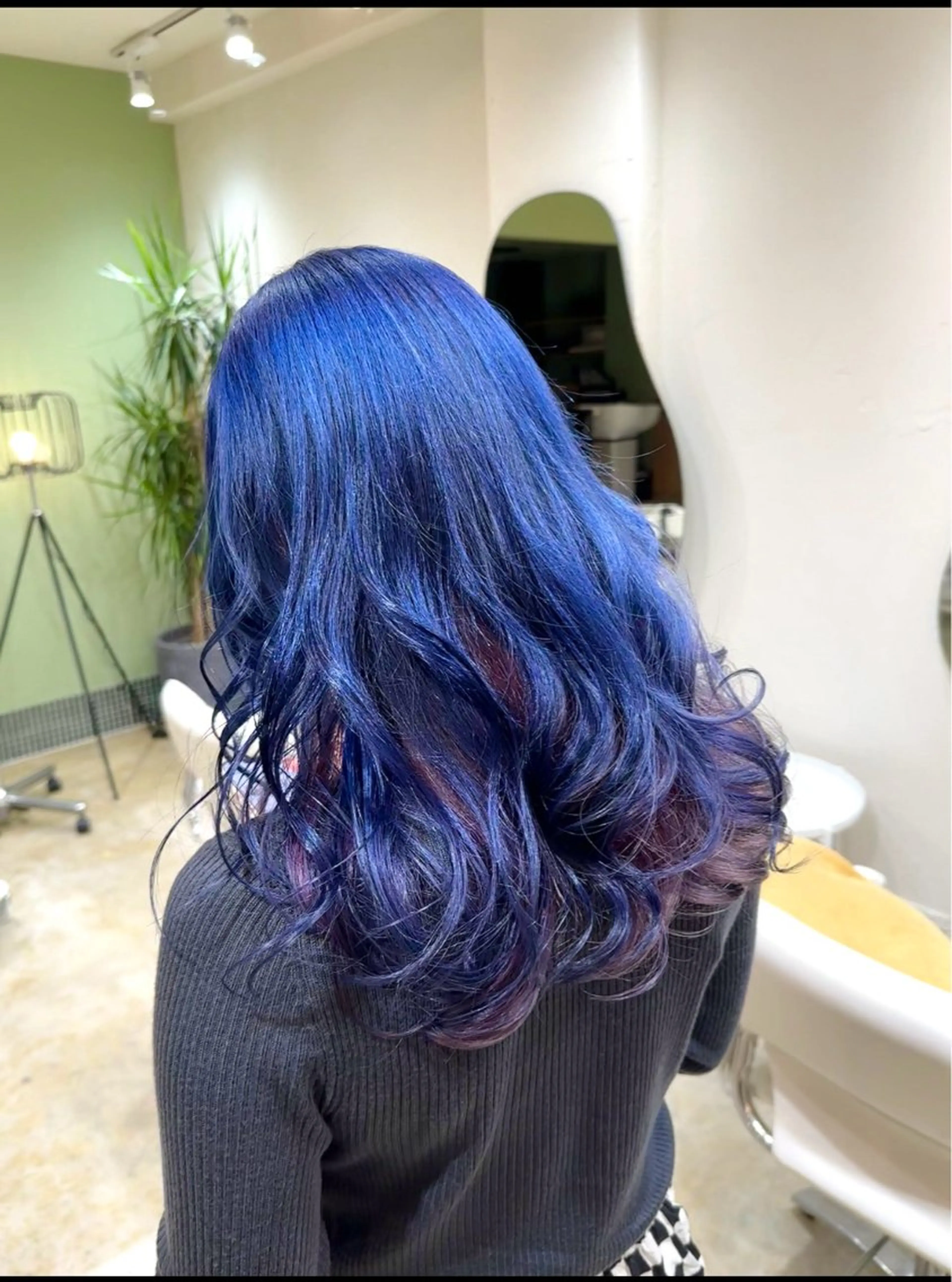 セミロング Sabby氏川洸希 パーマのヘアスタイル