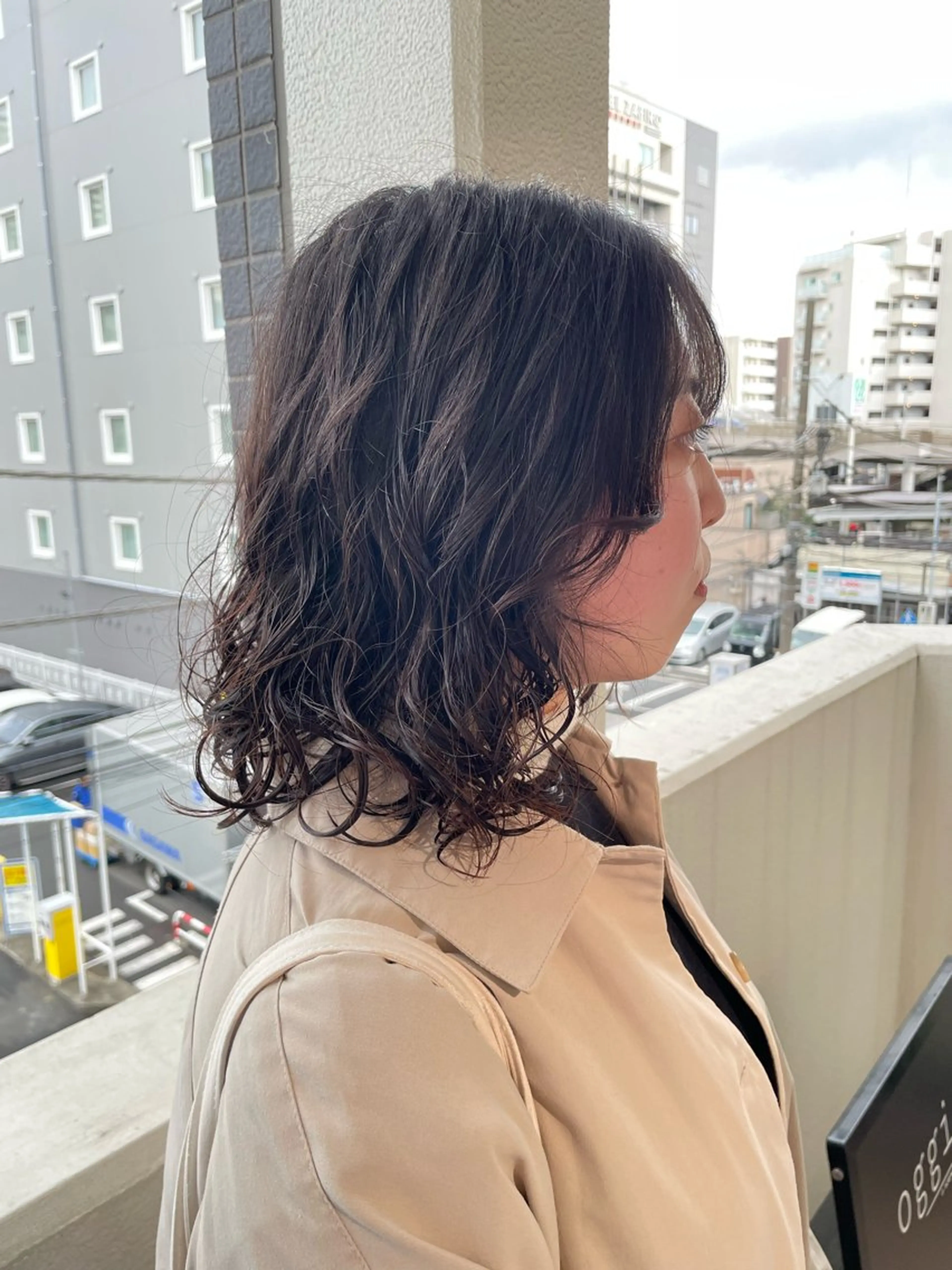 ミディアム パーマ カット ヘアカラー トリートメント Toiro 横浜所属・🎀レイヤー/パーマ カラー/ai🎀のヘアスタイル