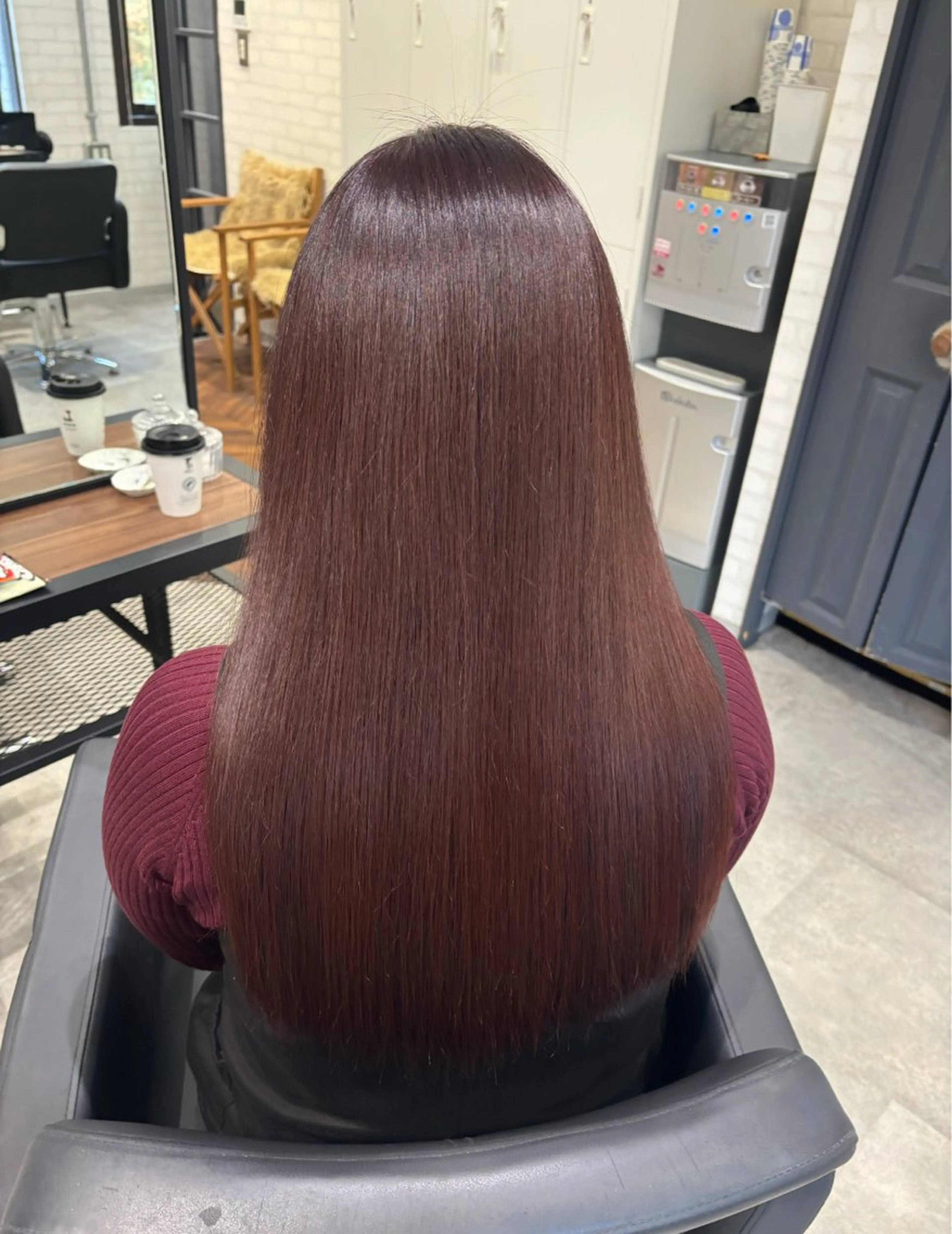 ロング カラー ヘアアレンジ カット ヘアカラー トリートメント kei🤎ベージュ /透明感カラー/博多のヘアスタイル