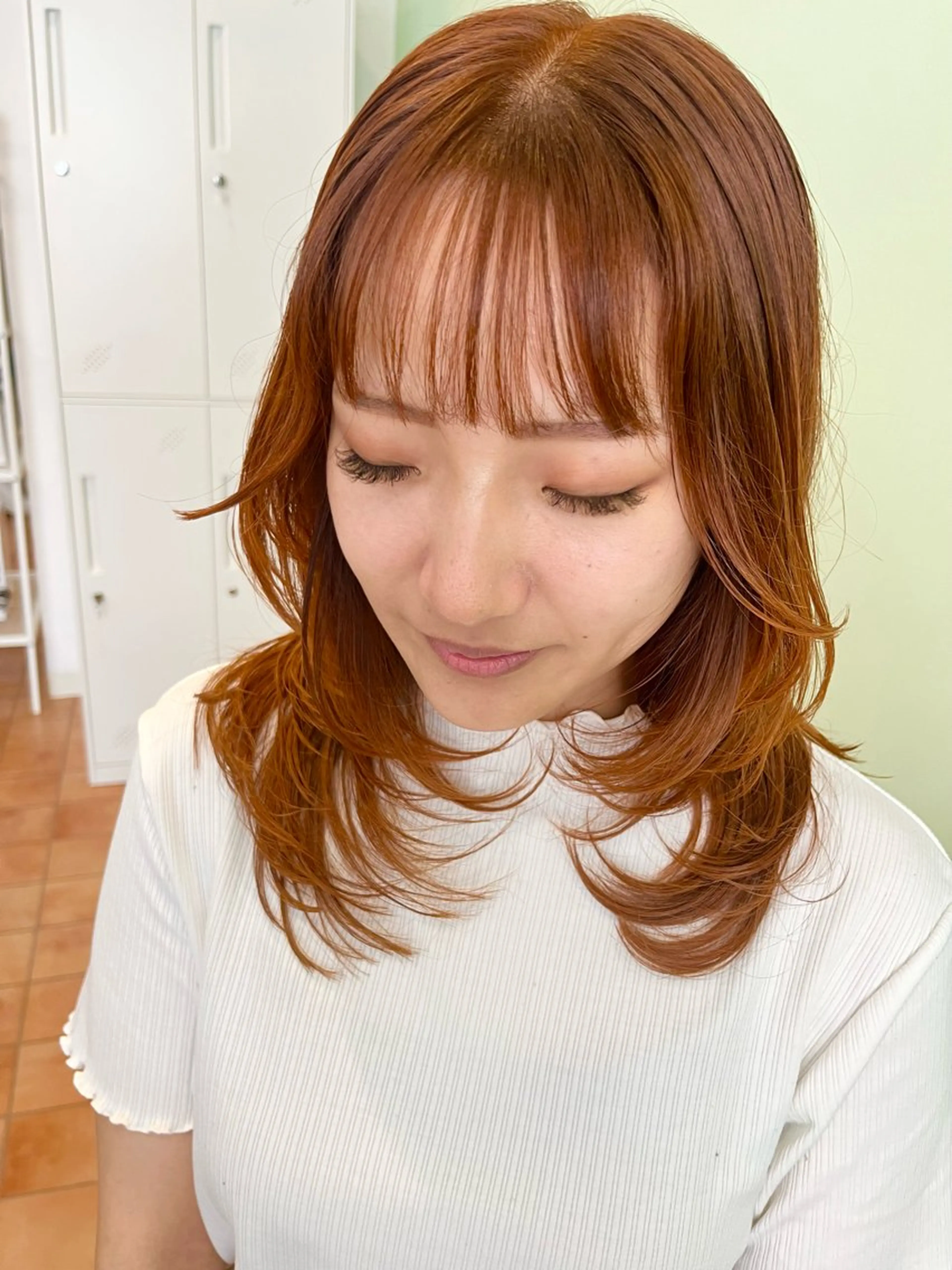 ミディアム カラー 🎀可愛くします💗 空きあり✨のヘアスタイル