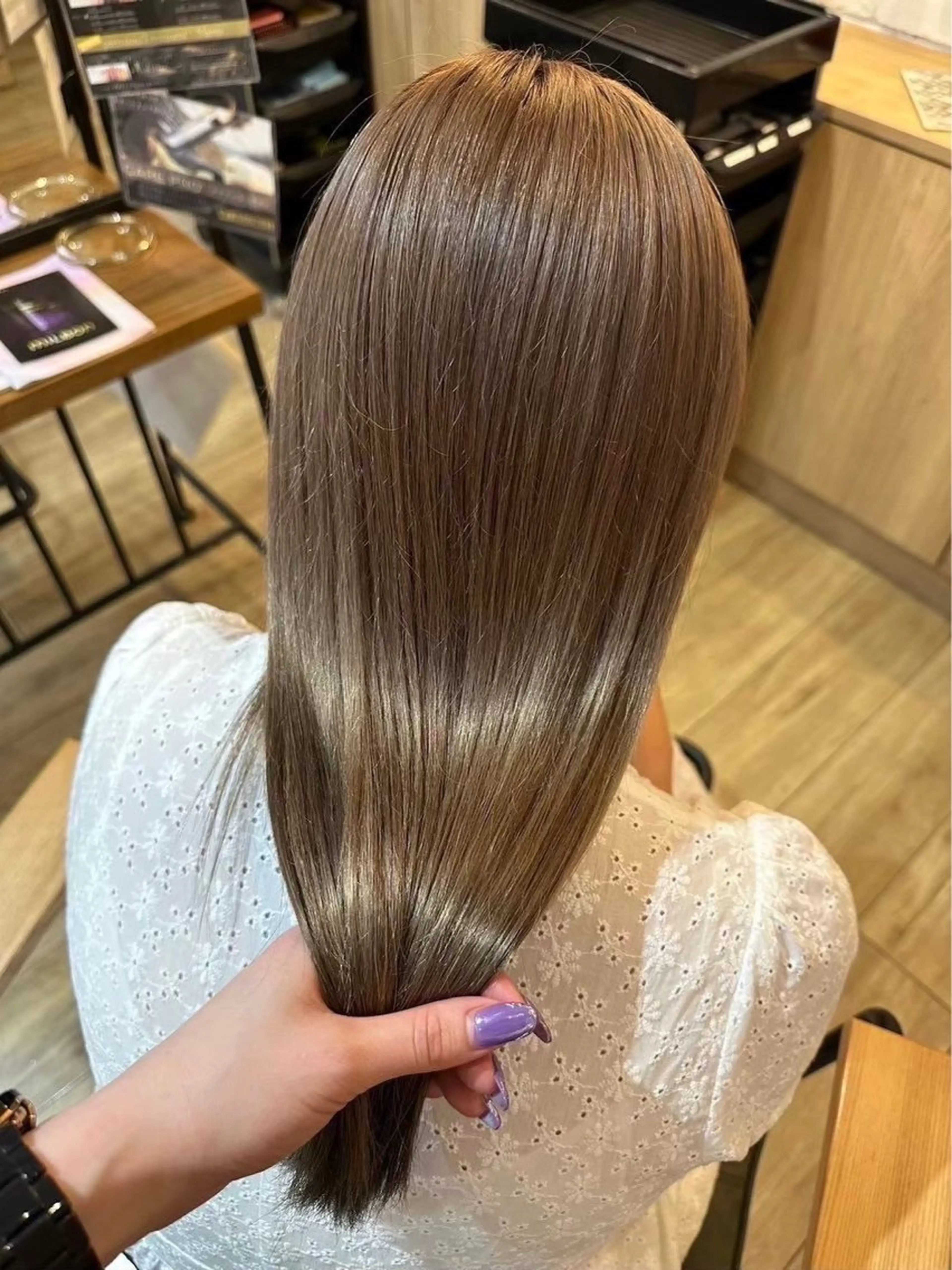 ロング カラー 林 海斗のヘアスタイル