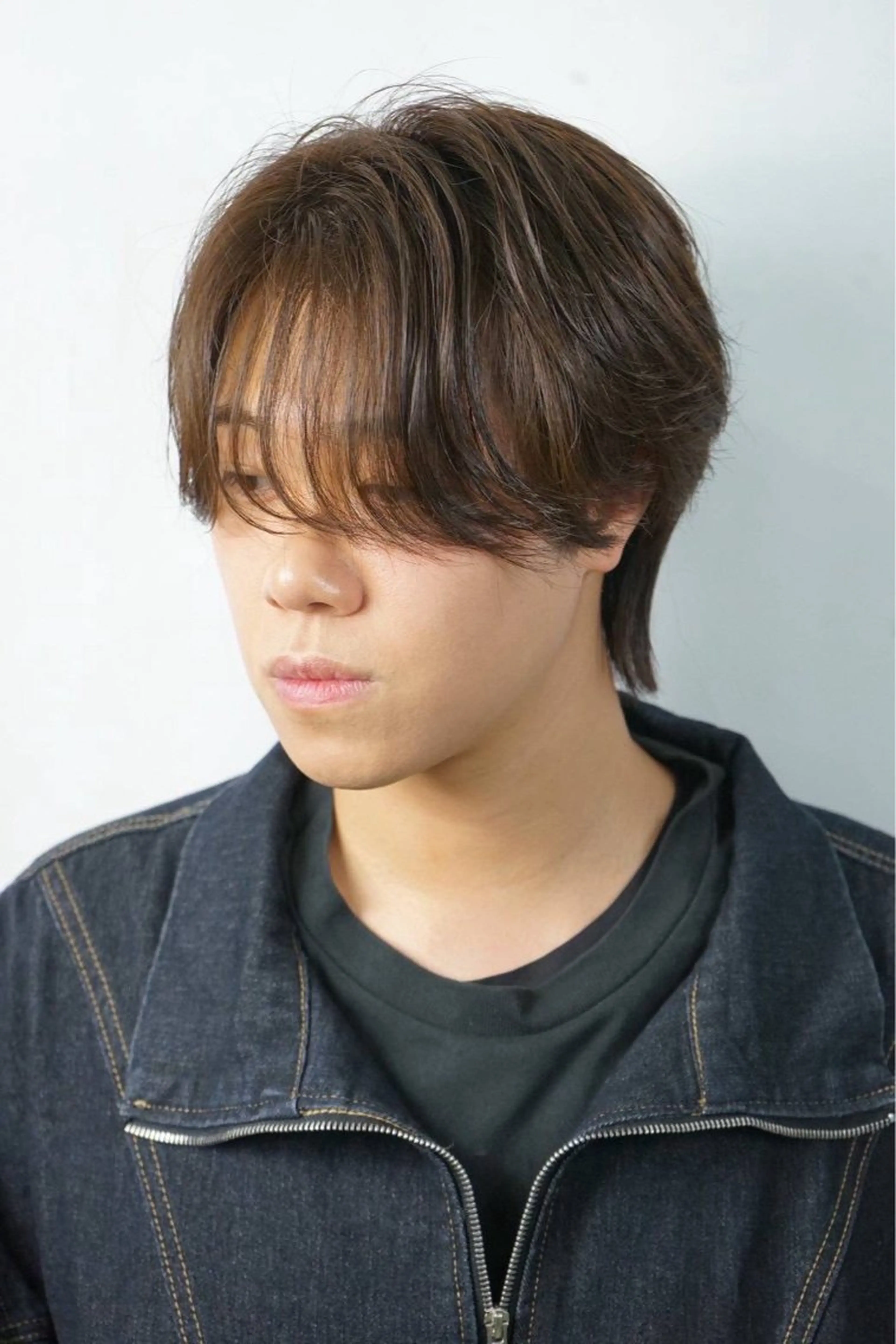 ミディアム ミディアムパーマ メンズカット　佐々木 開のヘアスタイル