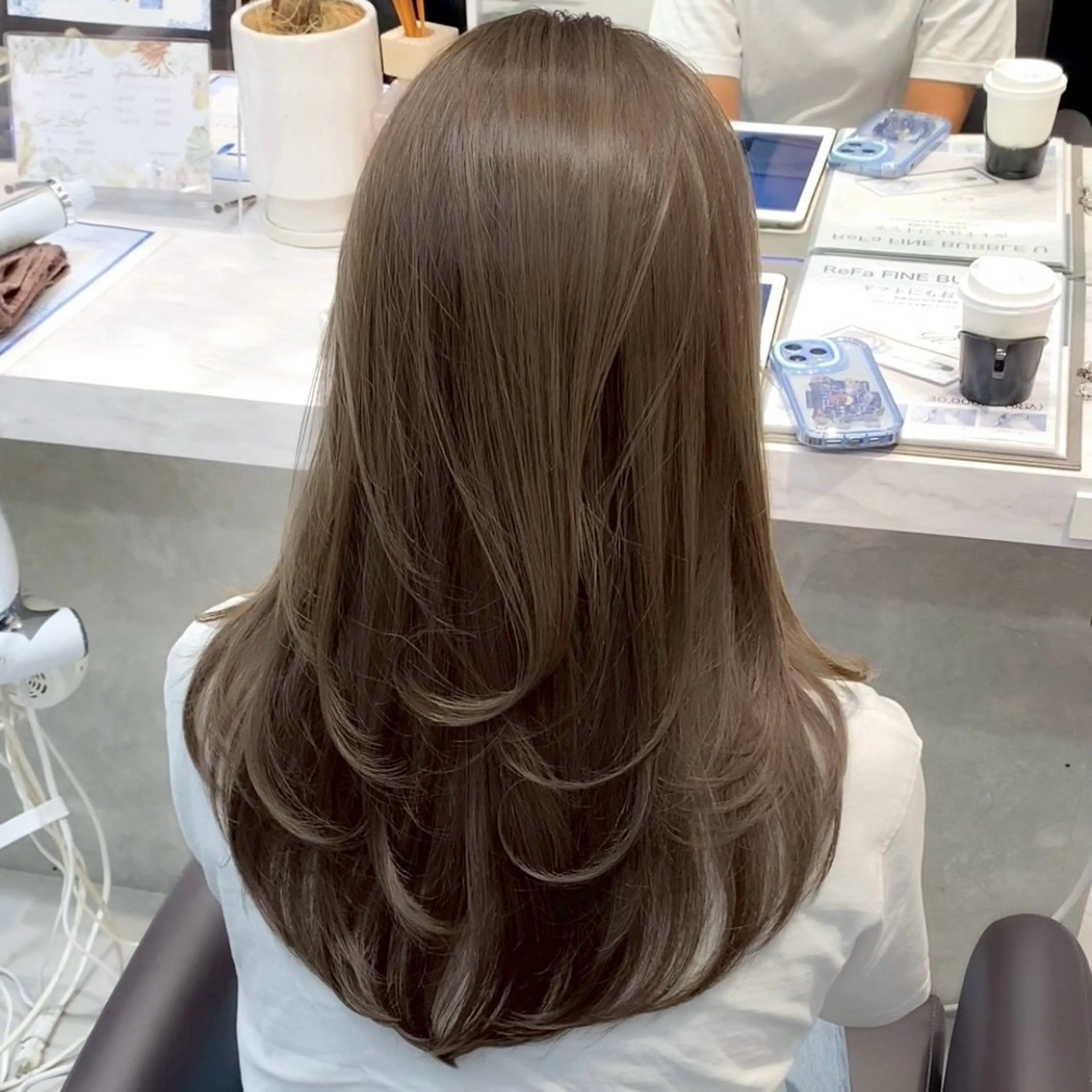 カラー ヘアアレンジ ブラウンカラー 透明感カラー オリーブカラー ヘアカラー 透明感/ブラウン系 🤎AKIのヘアスタイル