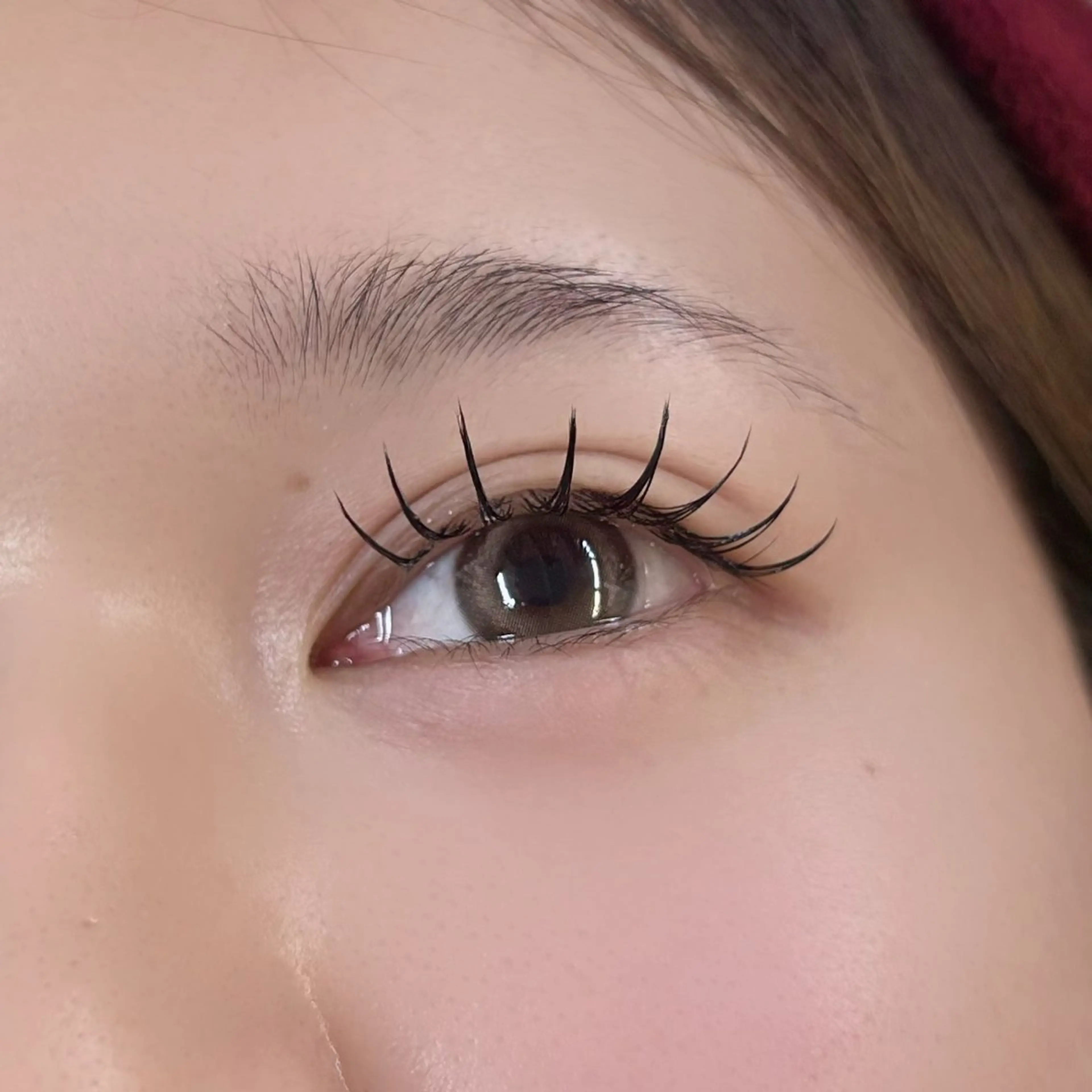 マツエク・マツパ キュート フラットラッシュ EYELA みやびのマツエク・マツパデザイン