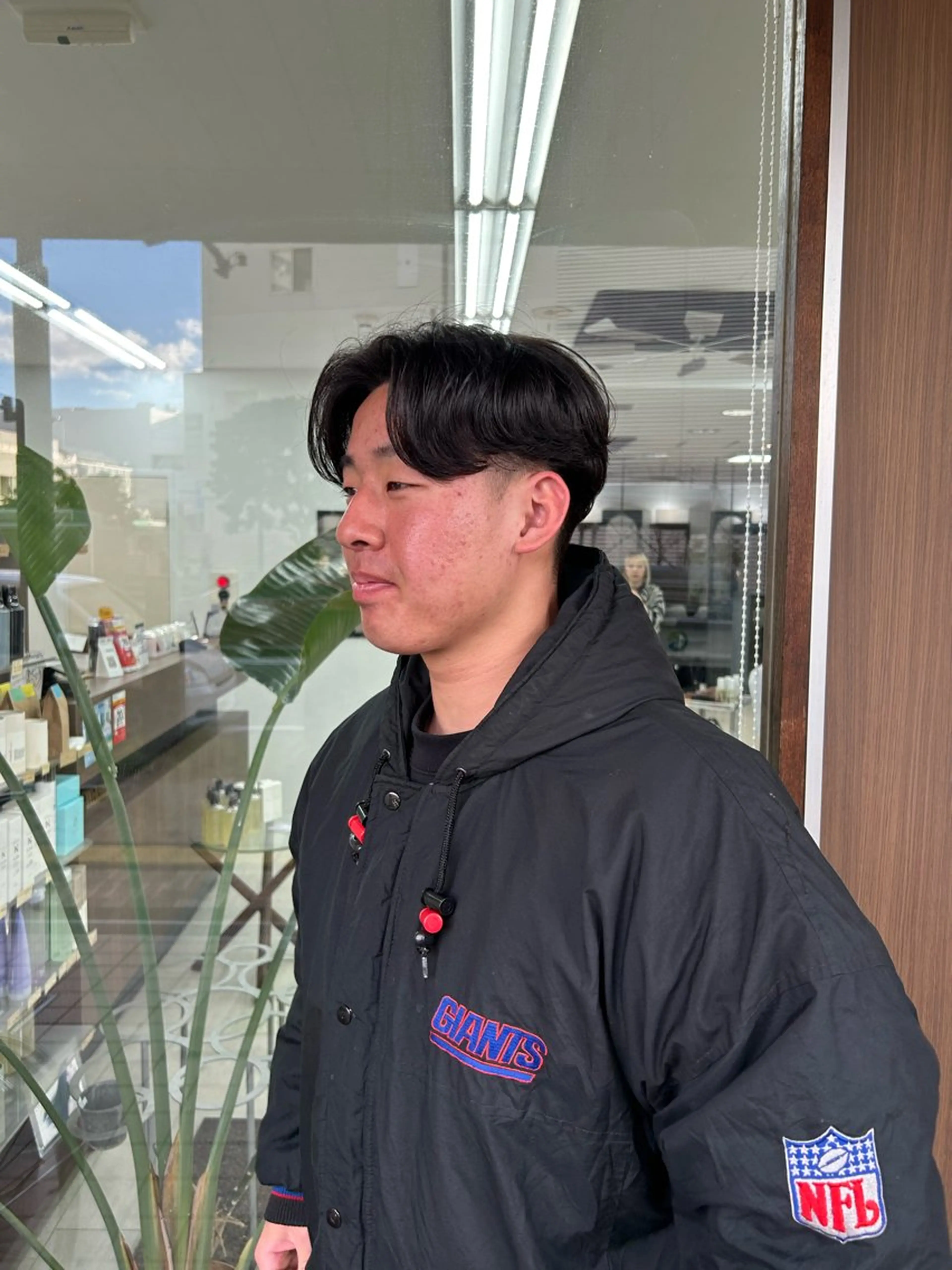 ショート パーマ メンズ センターパート メンズパーマ ニュアンスパーマ メンズパーマの達人 / タカシマダイスケのヘアスタイル