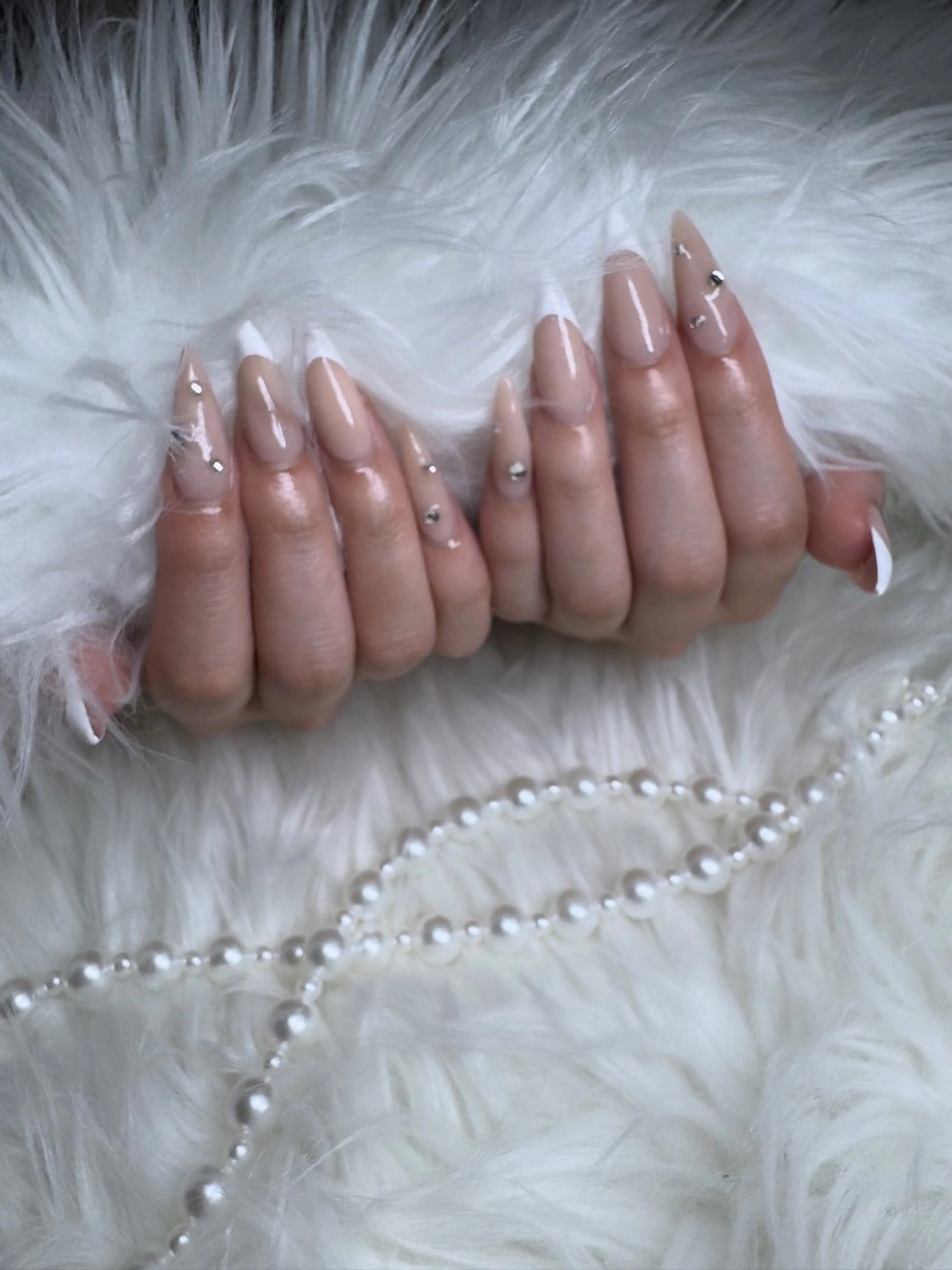 スカルプフレンチネイル【オフ無し】の写真