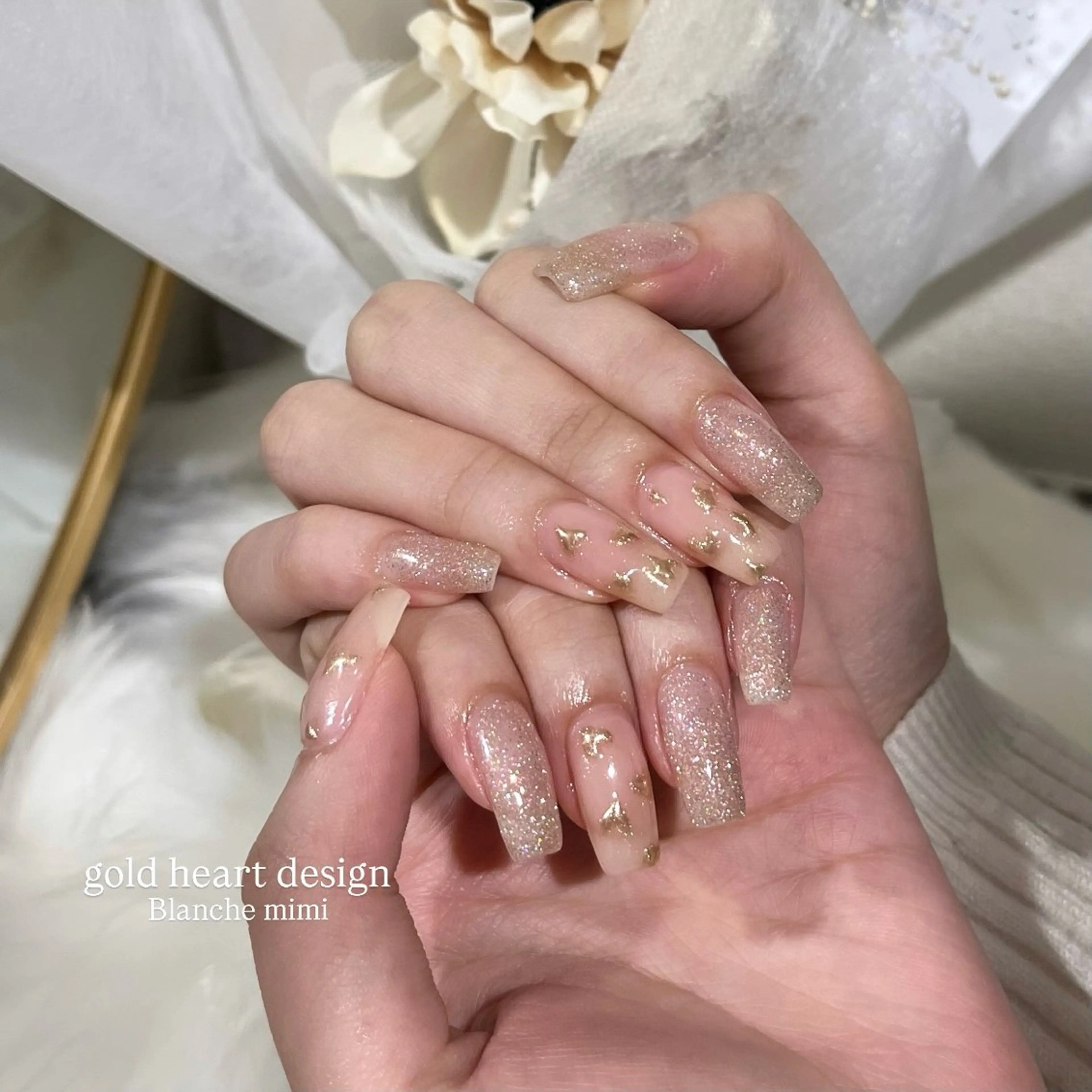 ネイル ハンドネイル Blanche mimi.u_aのネイルデザイン