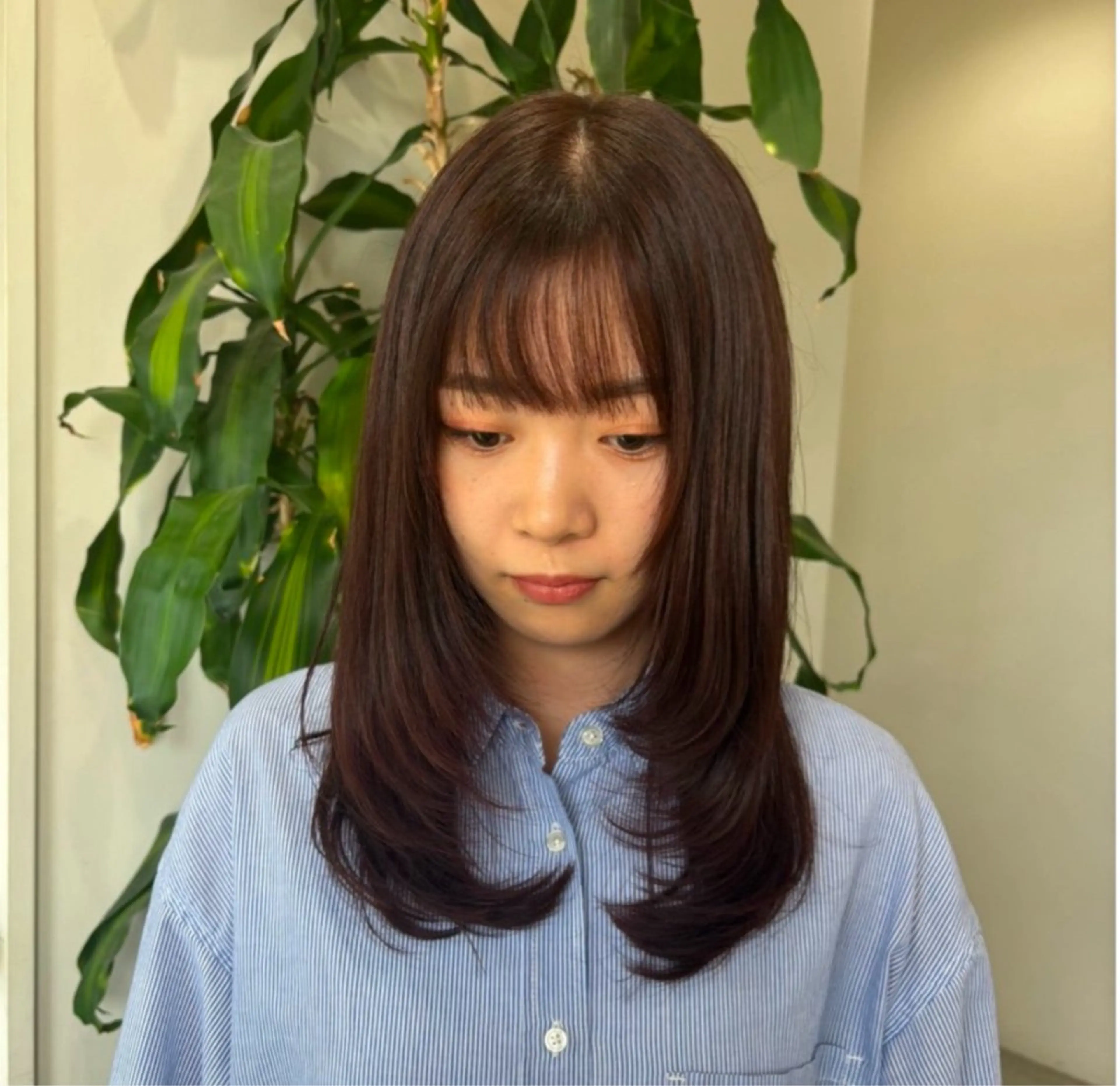 セミロング レイヤー×髪質改善 hinanoのヘアスタイル