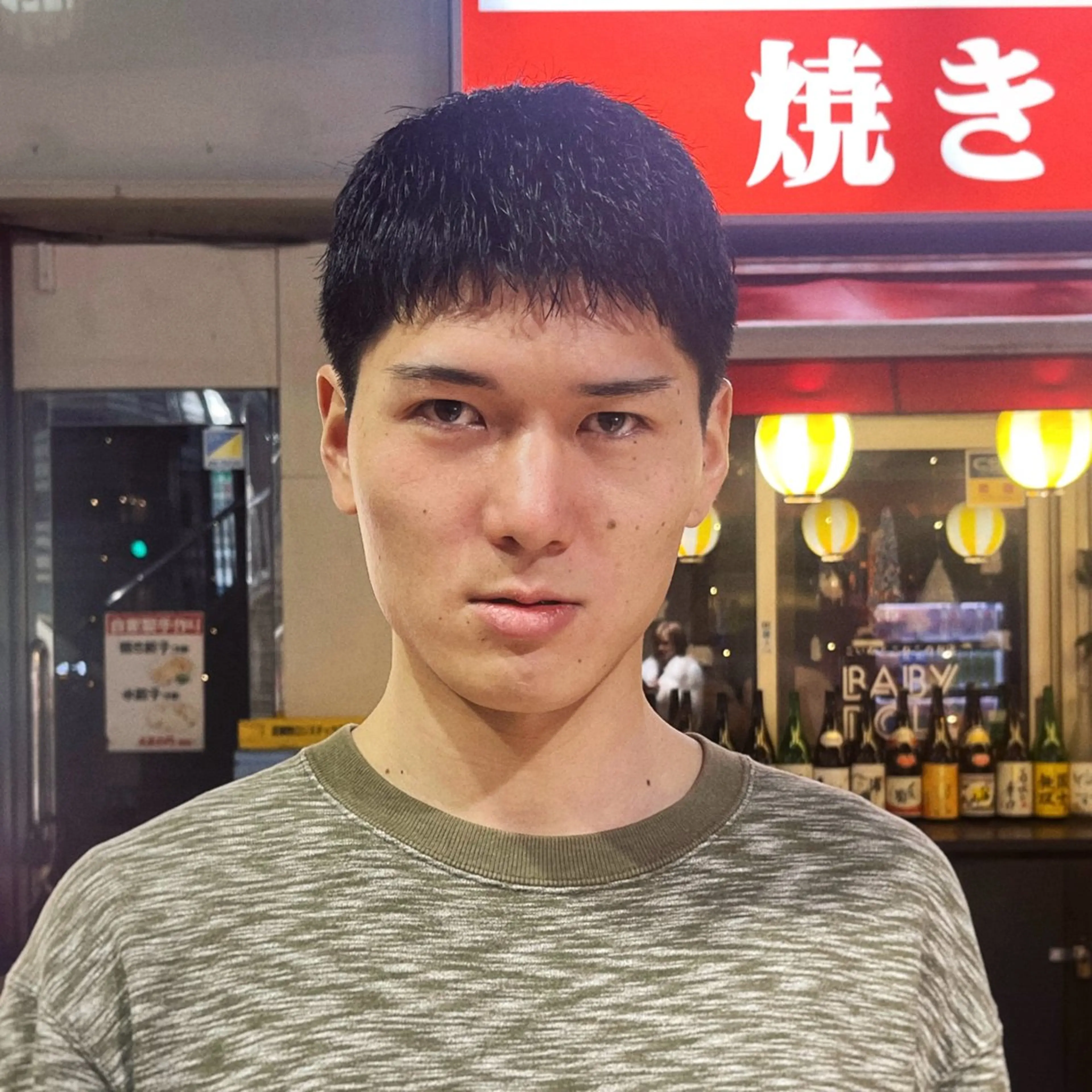 メンズ RIKU⚡️毛流れ ヘア×眉ワックスのヘアスタイル