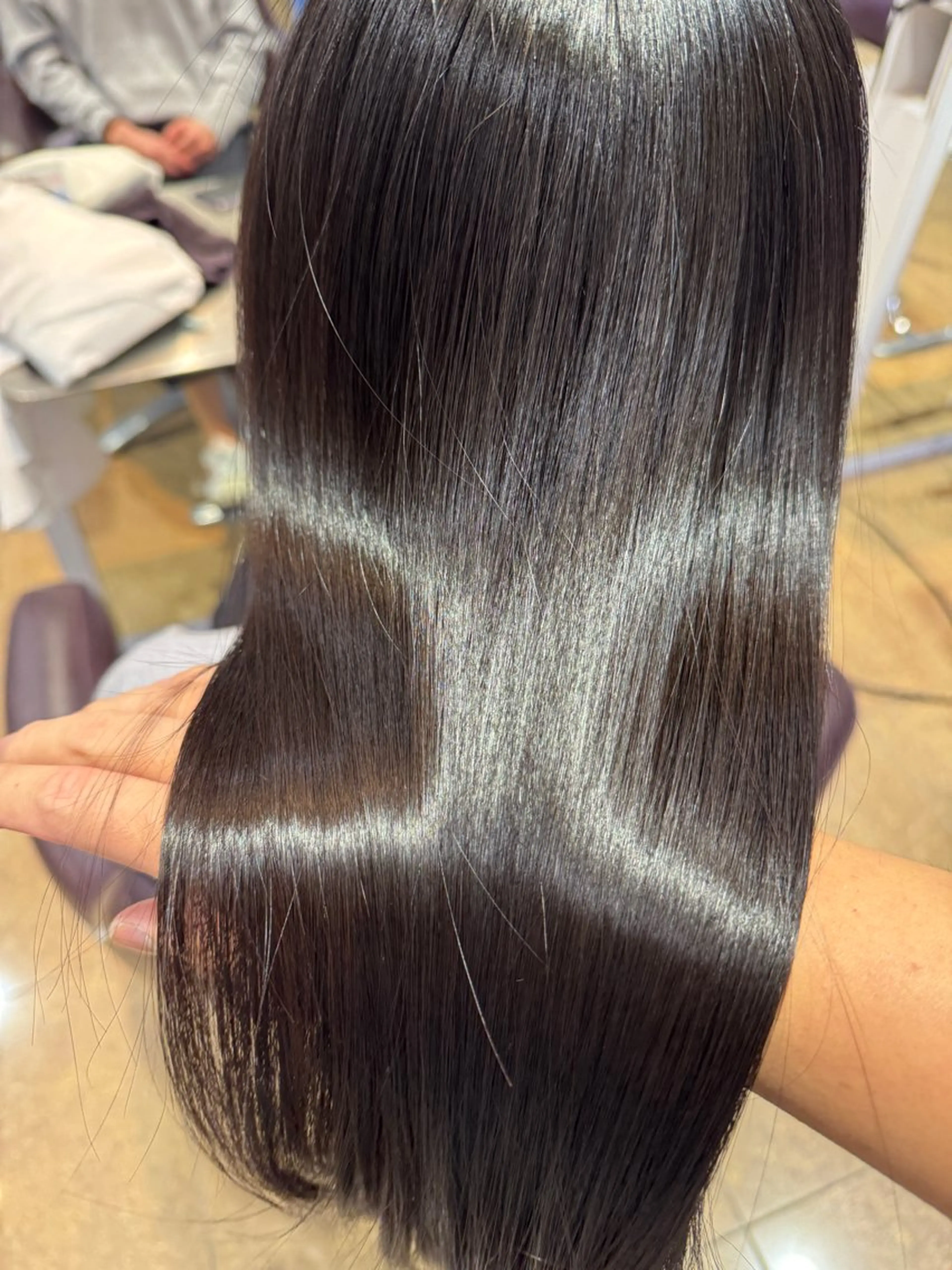 ミディアム 脱白髪染め+髪質改善 +縮毛矯正/専門店のその他イメージ