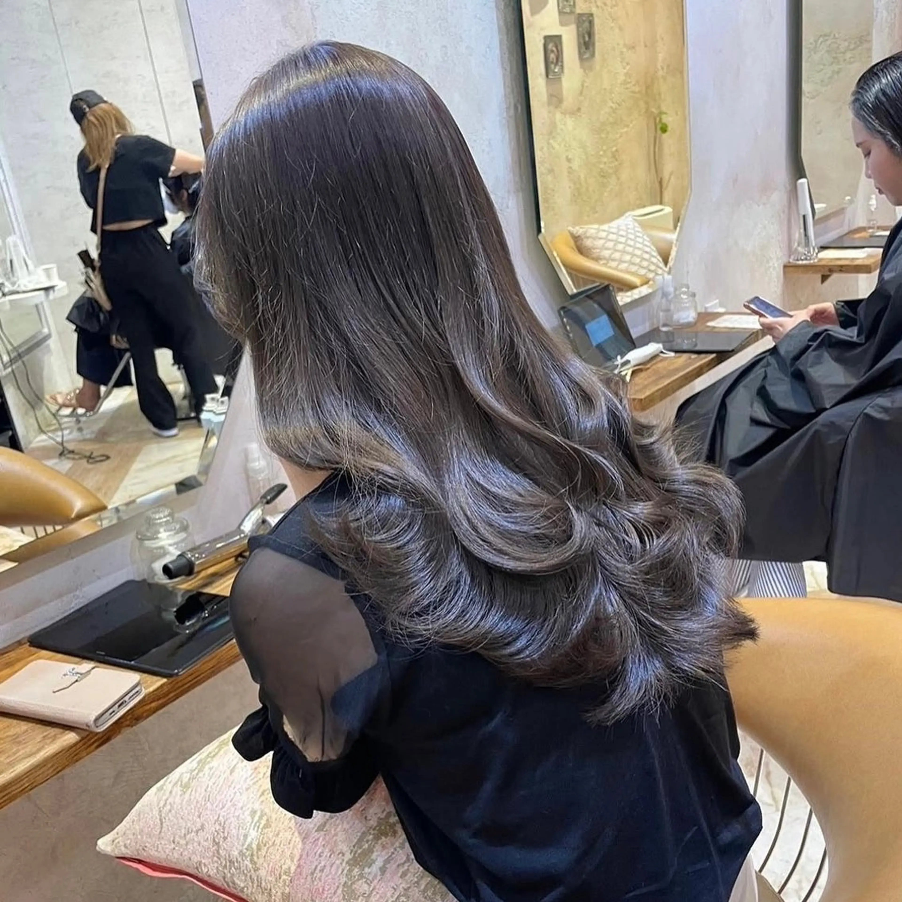 ロング Ma Cherie by Lond所属・としき/韓国/透明 感カラー/レイヤーのヘアスタイル