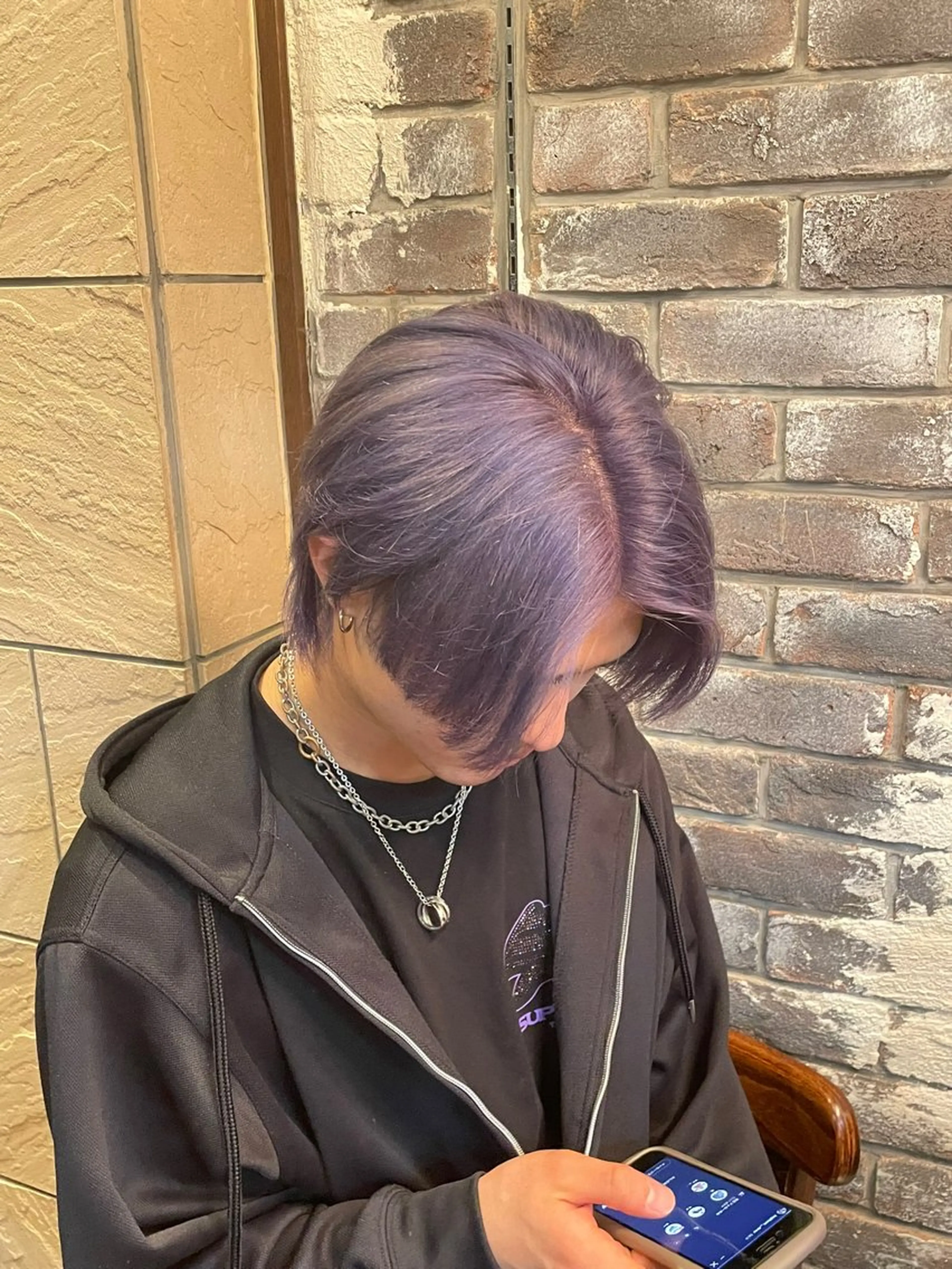 w color 🫧‪(ブリーチ+カラー)の写真