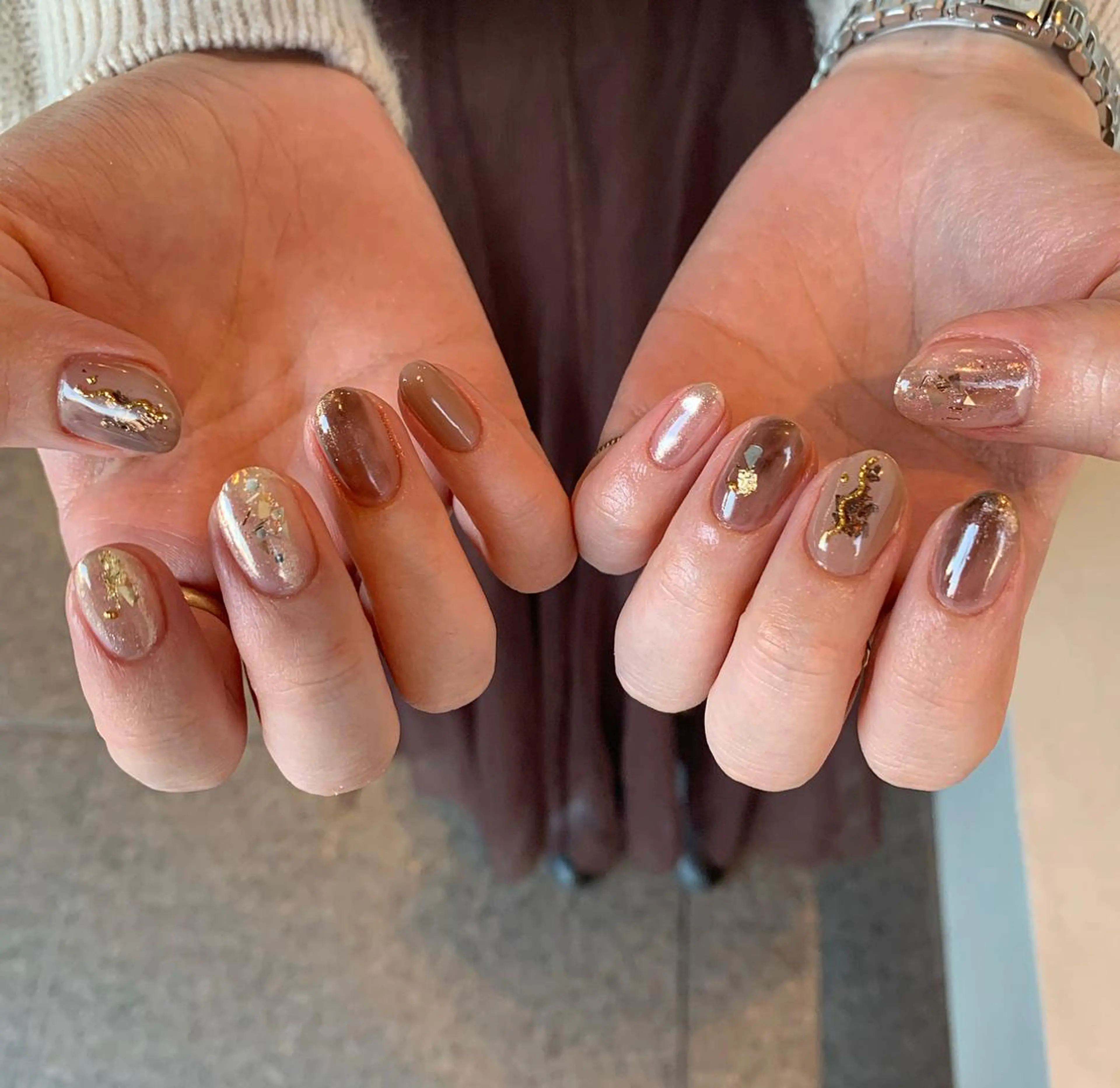 ネイル ハンドネイル にしぐち はるかのネイルデザイン