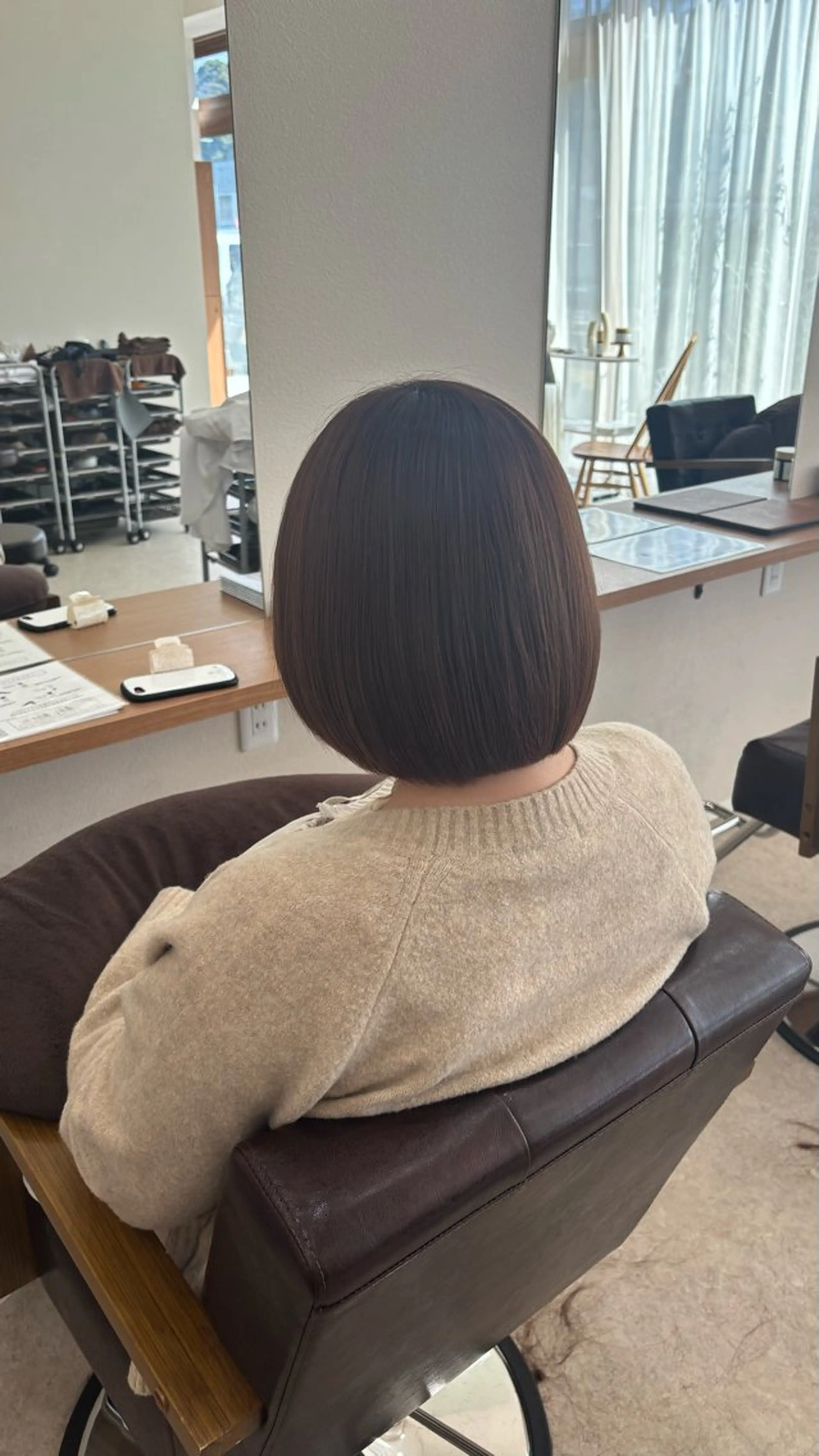 ショート カット 能勢 莉里花のヘアスタイル