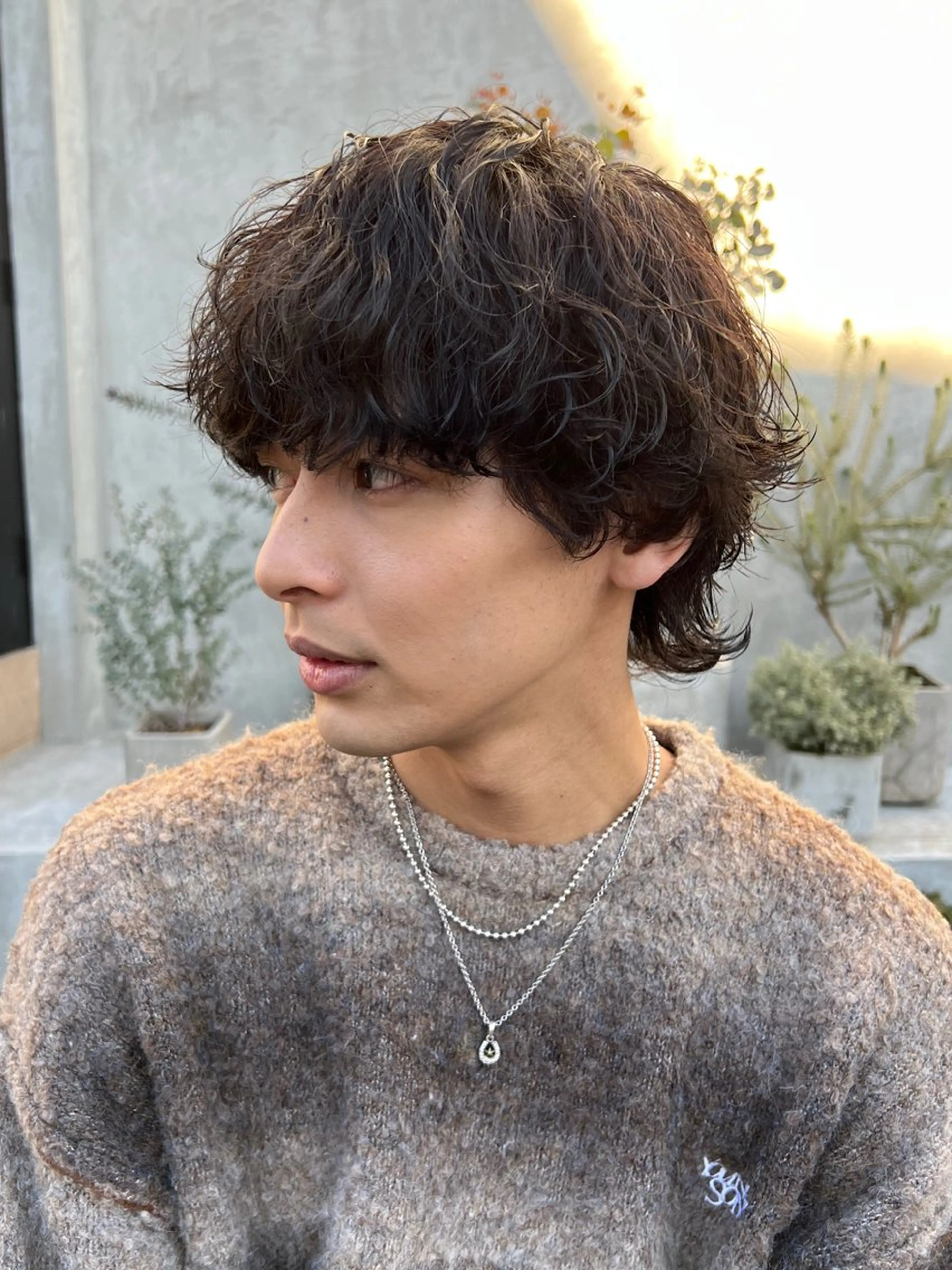 パーマ 八十川 佑斗のヘアスタイル