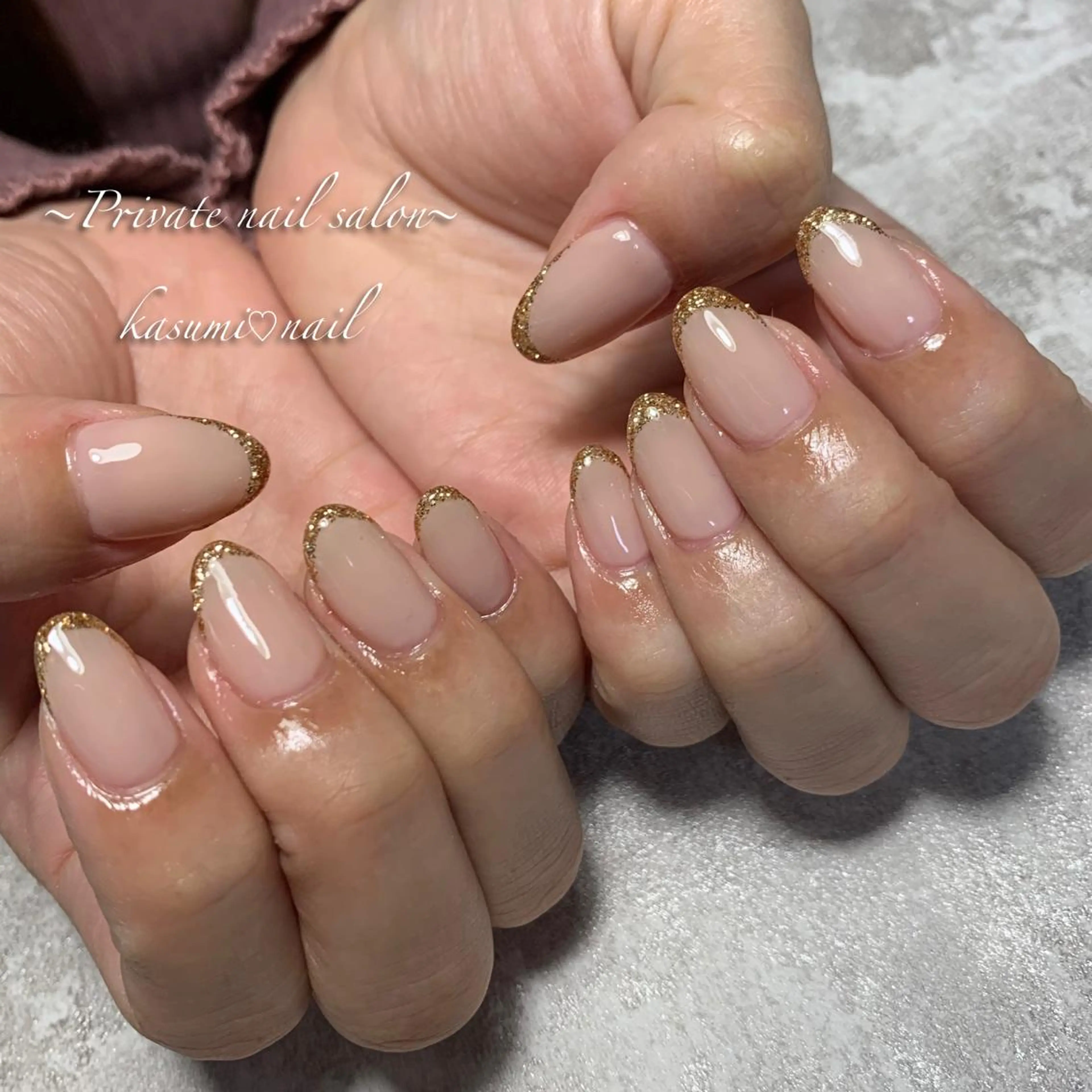ネイル マグネットネイル ミラーネイル ニュアンスネイル KASUMI♡ Nailのネイルデザイン