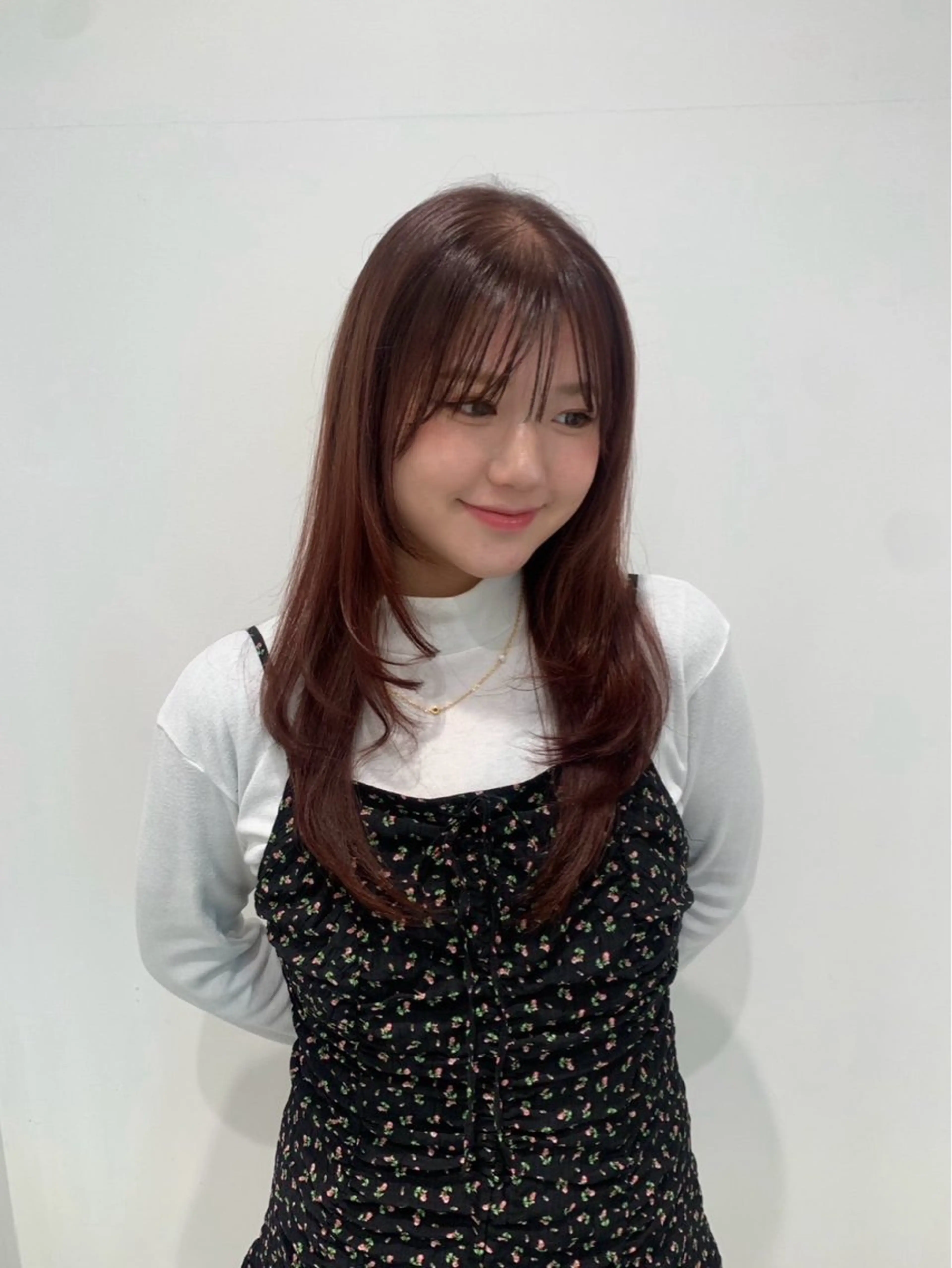 ロング カラー ヘアカラー トリートメント 暖色カラー🌼 rinka🌼のヘアスタイル