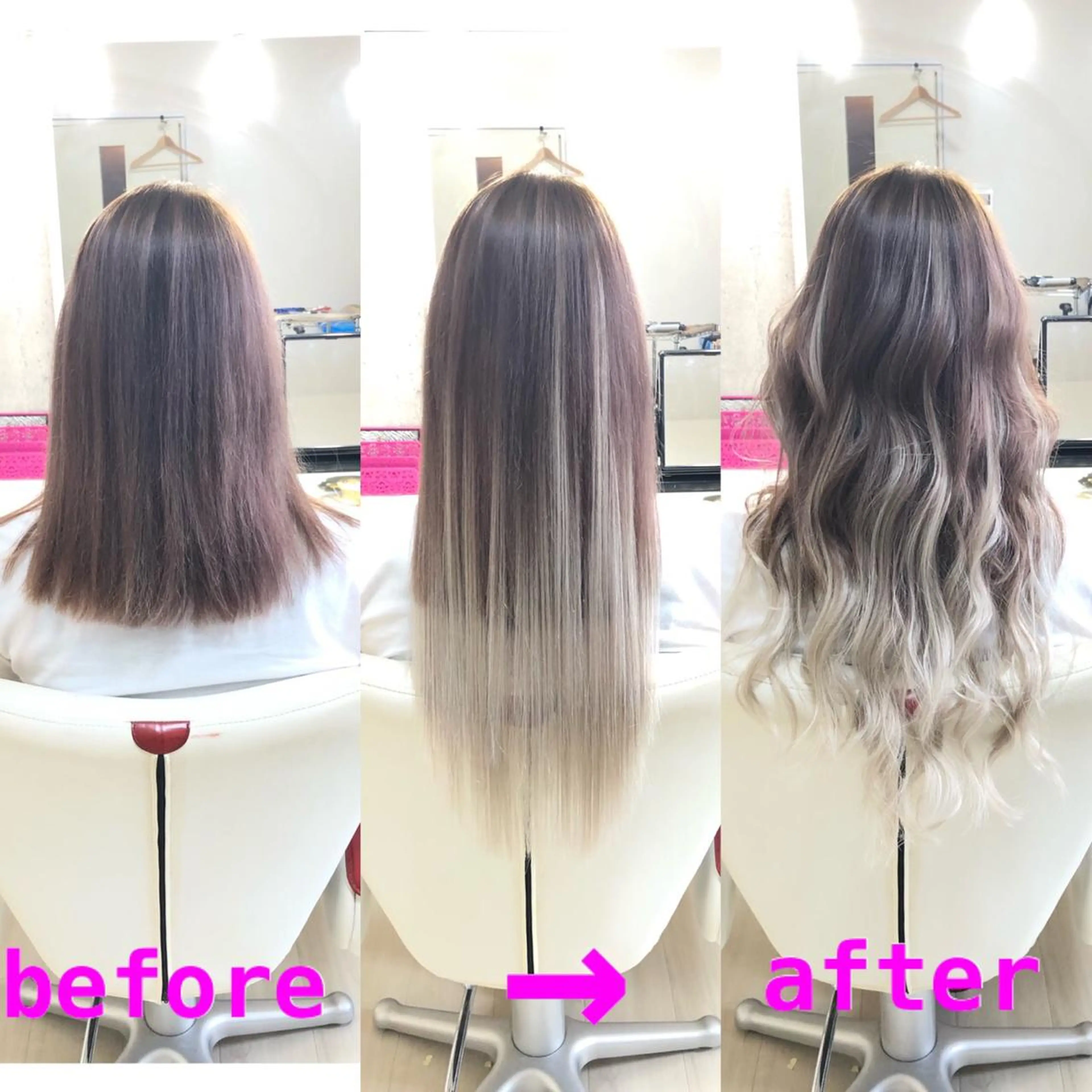 ロング エクステ ドレスアップ心斎橋店所属・🌸ドレスアップ 心斎橋店🌸のヘアスタイル