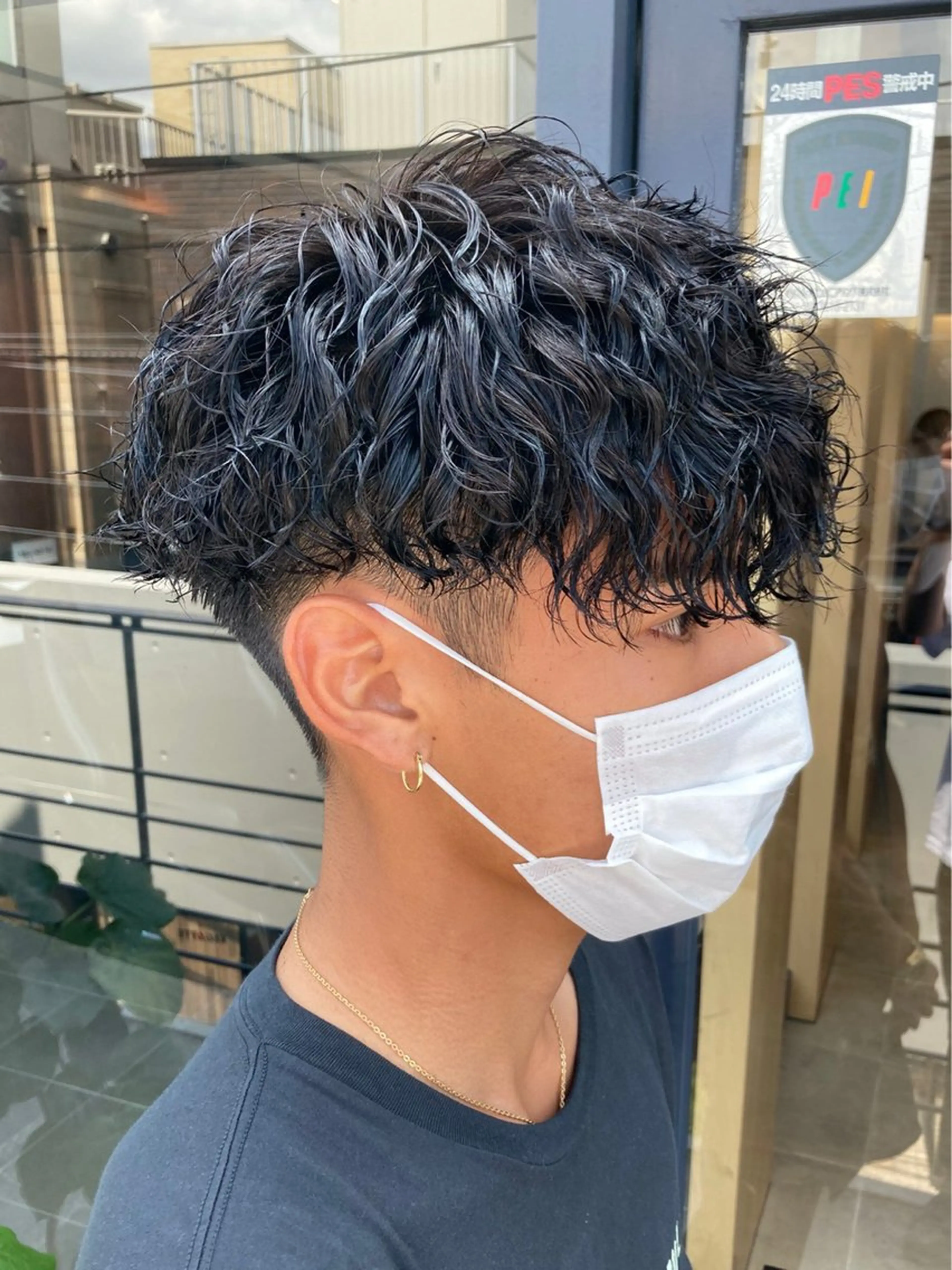パーマ メンズ フェザーパーマ マッシュ メンズパーマ 学生（メンズ向け） メンズツイストパーマ fifth/原宿/ シャドウパーマ/カズのヘアスタイル